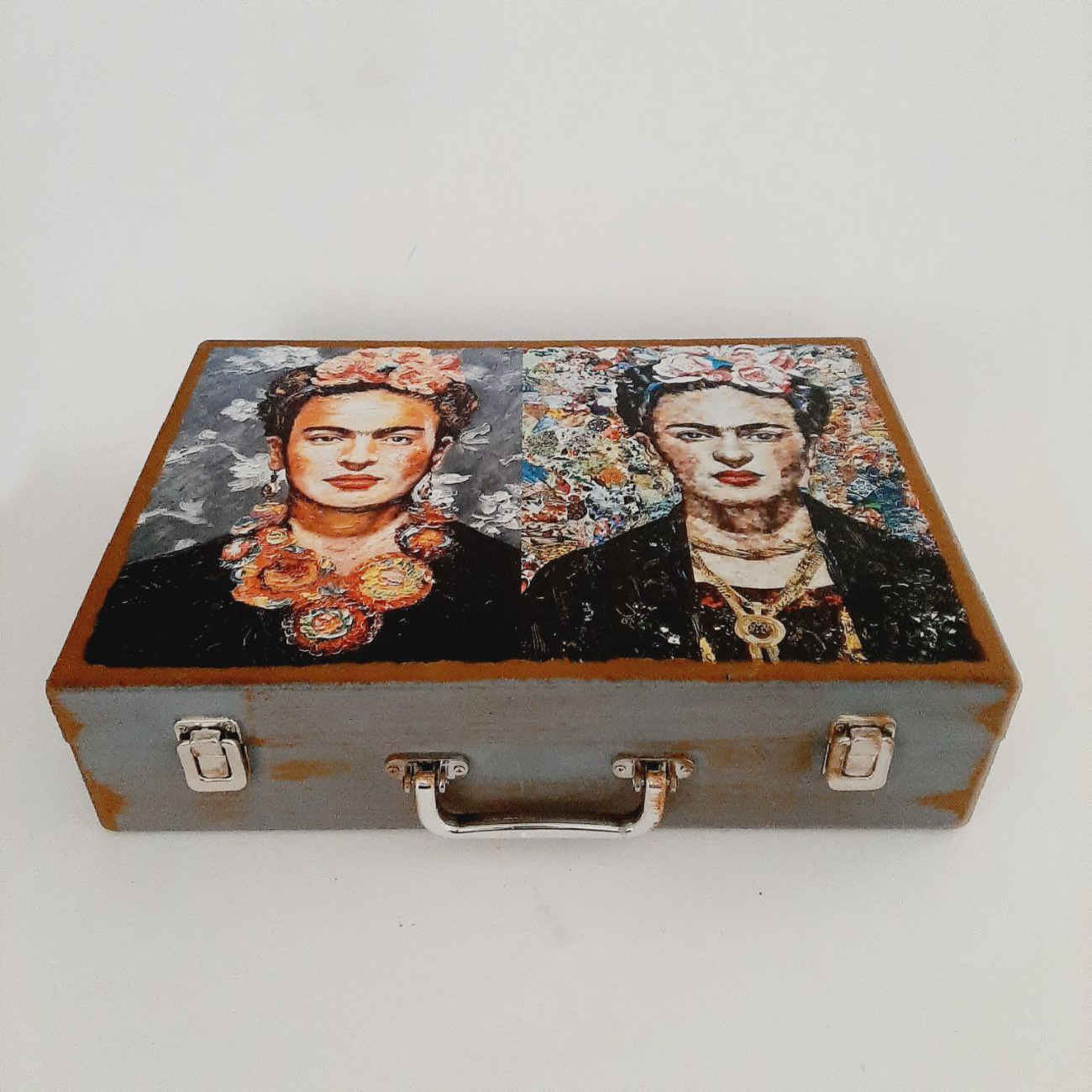 Trousse à crayons Frida Kahlo – papeterie unique inspirée de l’art