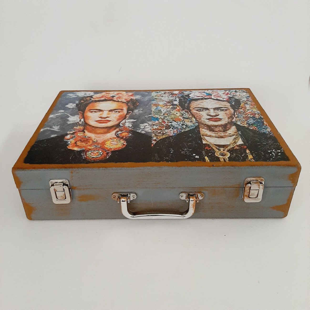 Trousse à crayons Frida Kahlo – papeterie unique inspirée de l’art