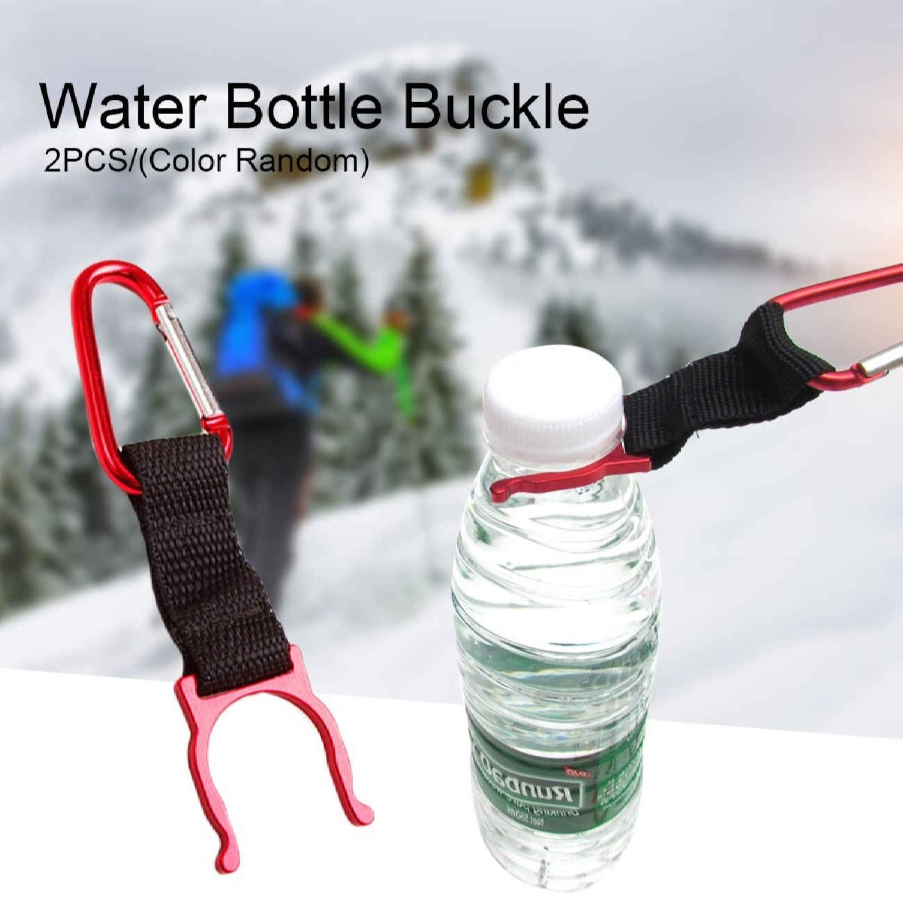 Porte-bouteilles mains libres, adapté pour voiture et aventures en plein air (x3).