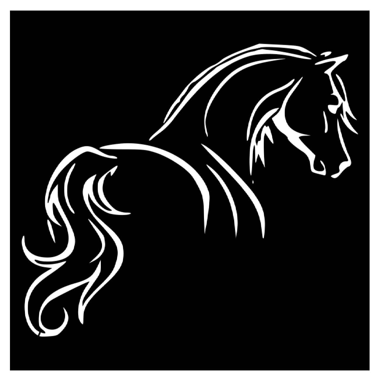 Inspiration pochoir cheval – projet parfait pour tous niveaux