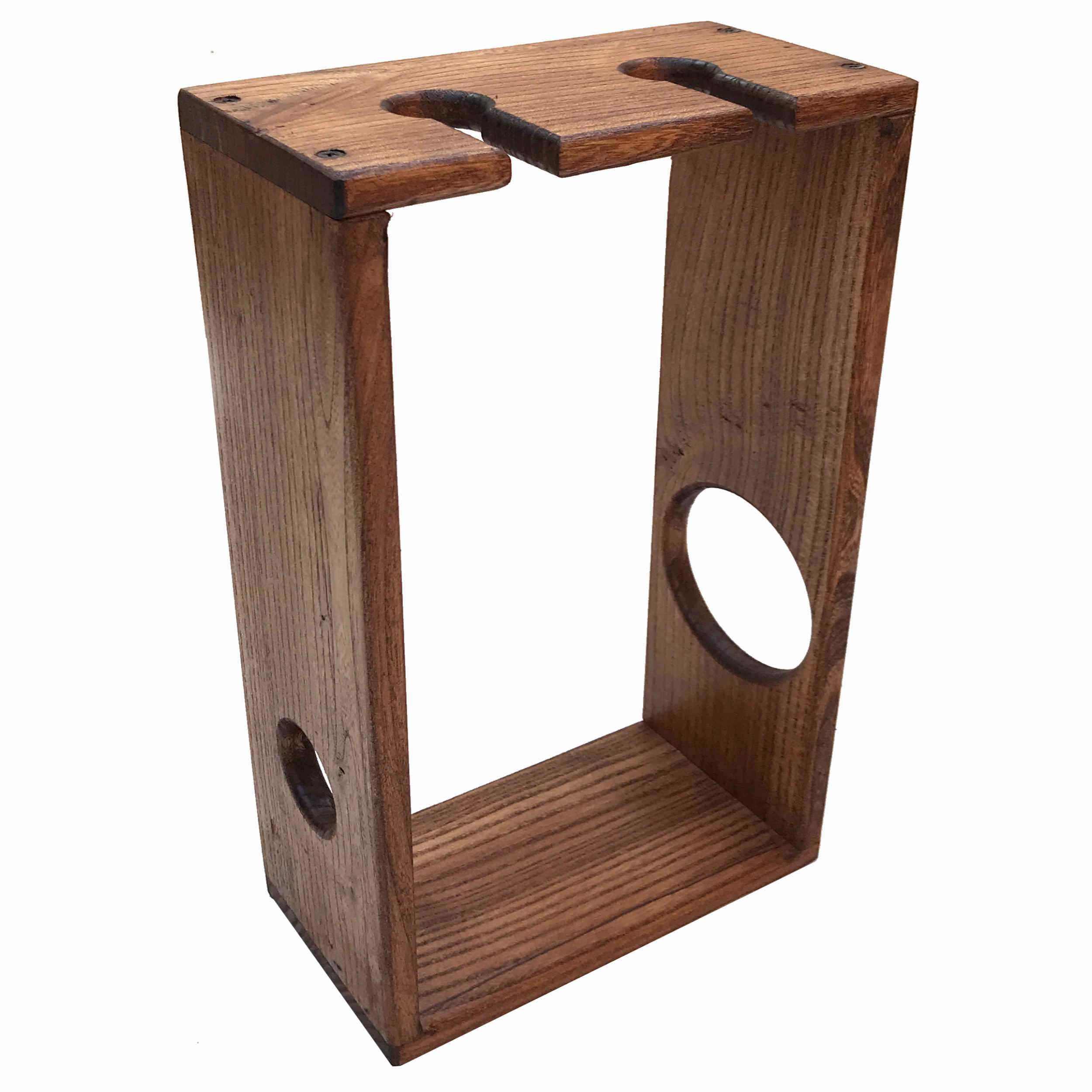 Thumbnail 2: Support à bouteilles en bois multifonction pour le plan de travail et l’organisation du garde-manger.