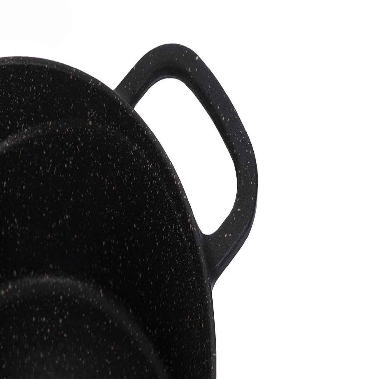 Marmite en fonte pré-assaisonnée, taille 20 – idéale pour cuisson lente et pâtisserie