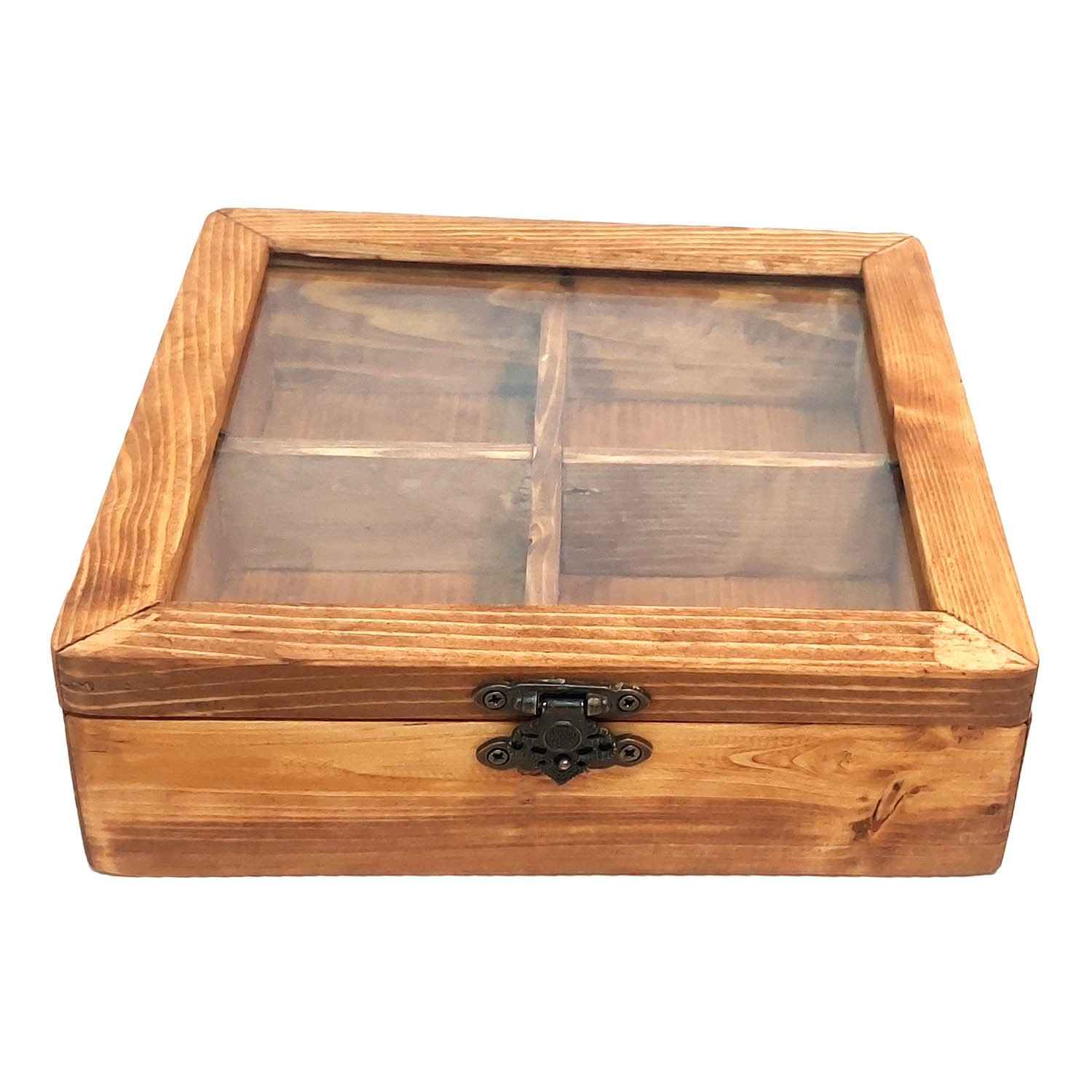 Boîte rustique de rangement pour noix – conserve fraîcheur et organisation