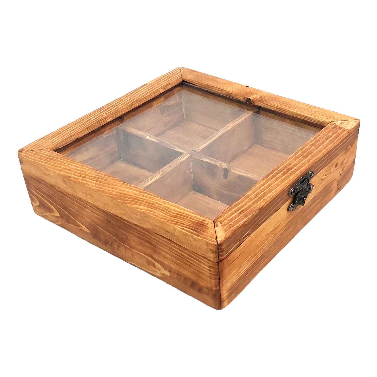 Boîte rustique de rangement pour noix – conserve fraîcheur et organisation