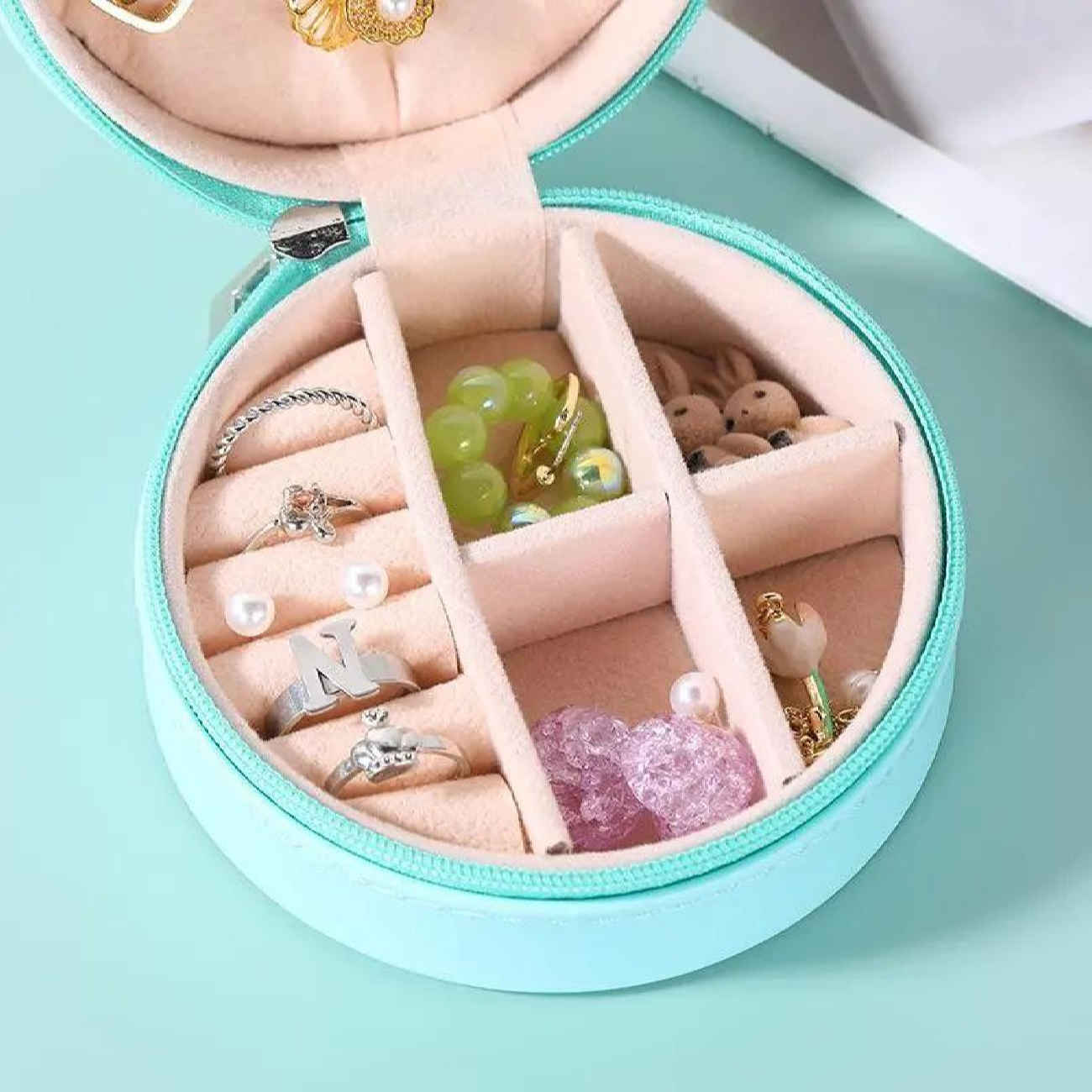 Boîte à bijoux pratique pour voyage – organisateur sécurisé pour déplacements