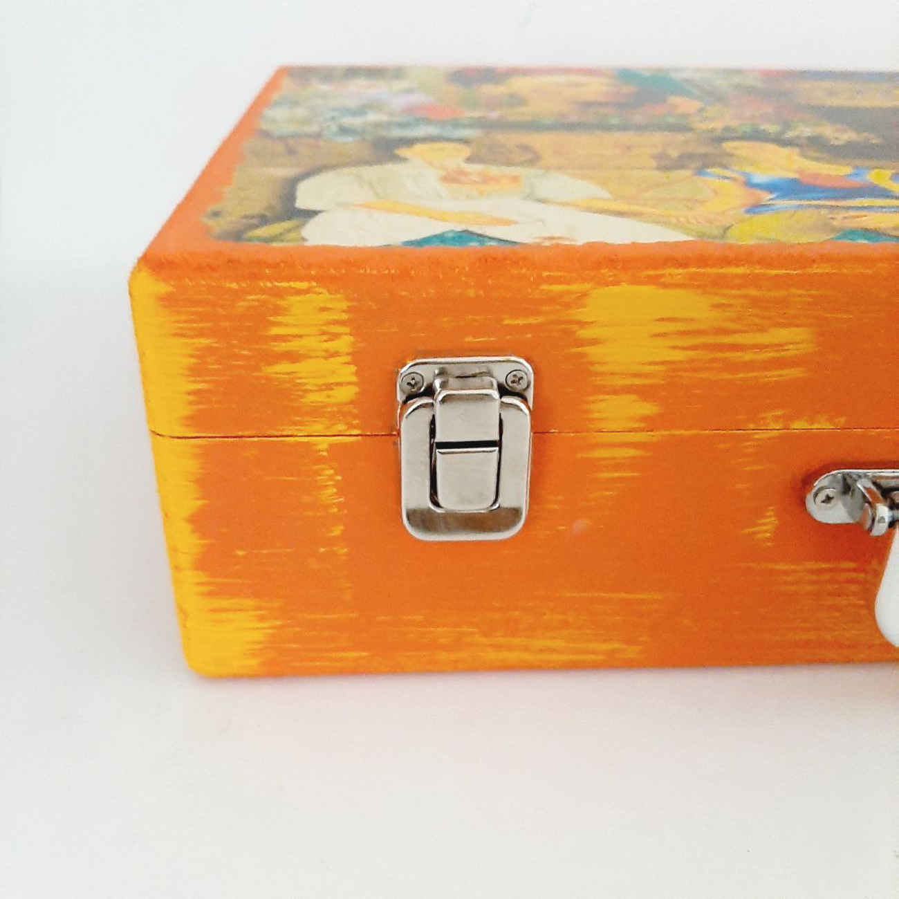 Trousse à crayons en bois pour artistes – idéale pour dessin et croquis, design Frida