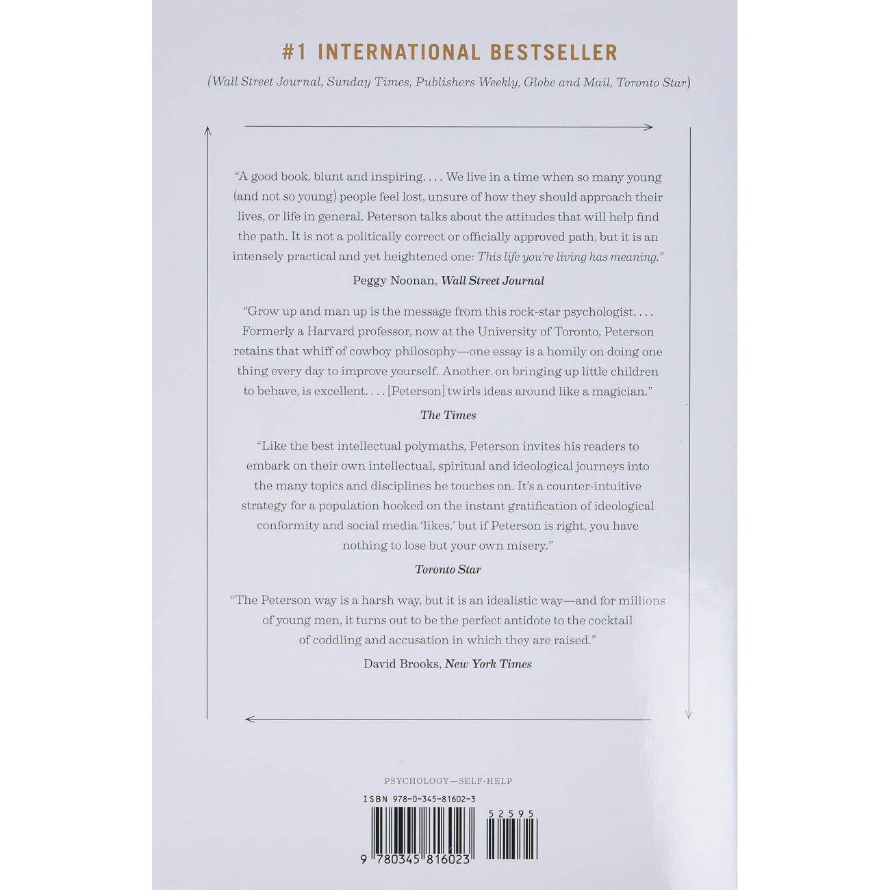 12 Rules for Life Book by Jordan B. Peterson (English)