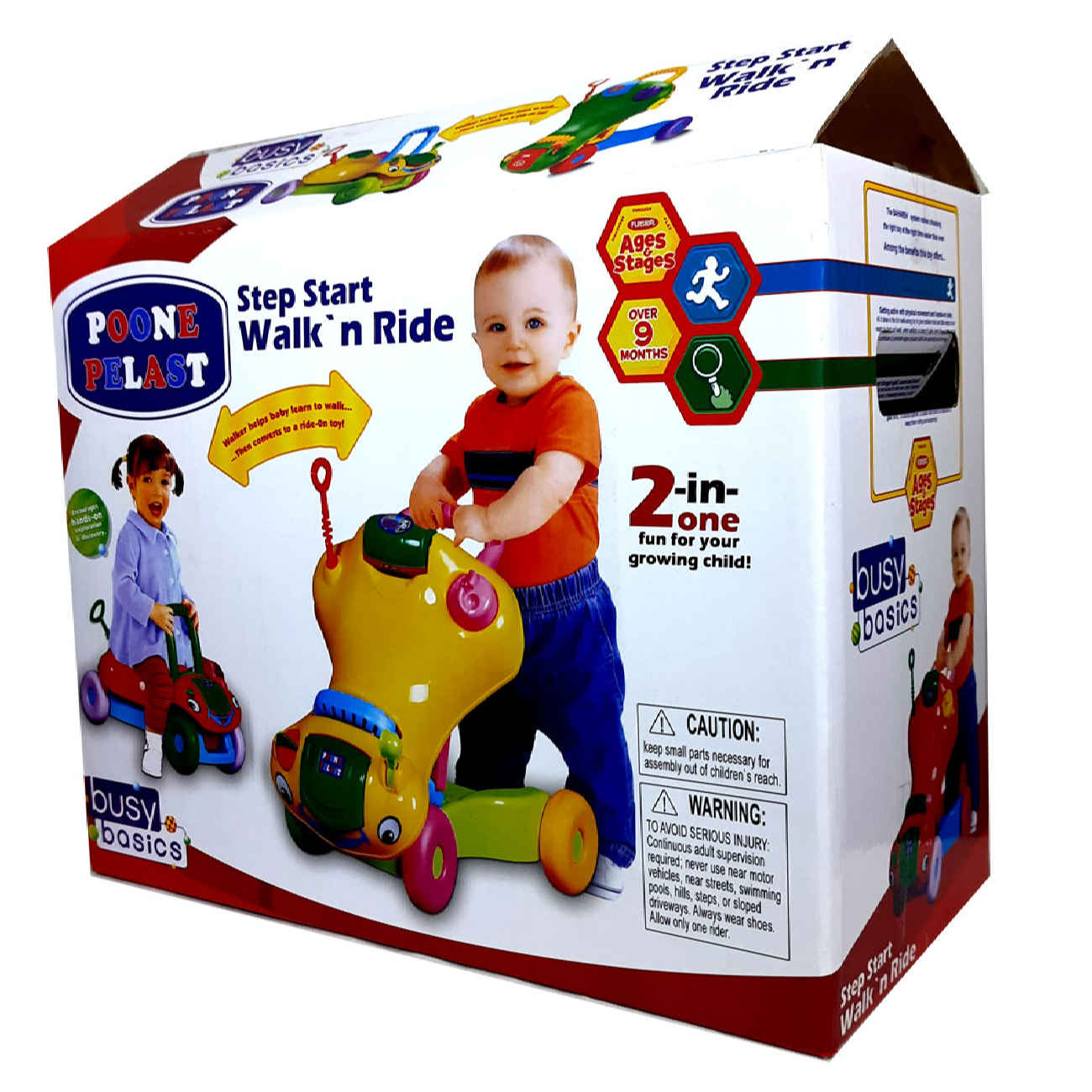 Trotteur réglable pour bébés – Favorise l’apprentissage de la marche en toute sécurité