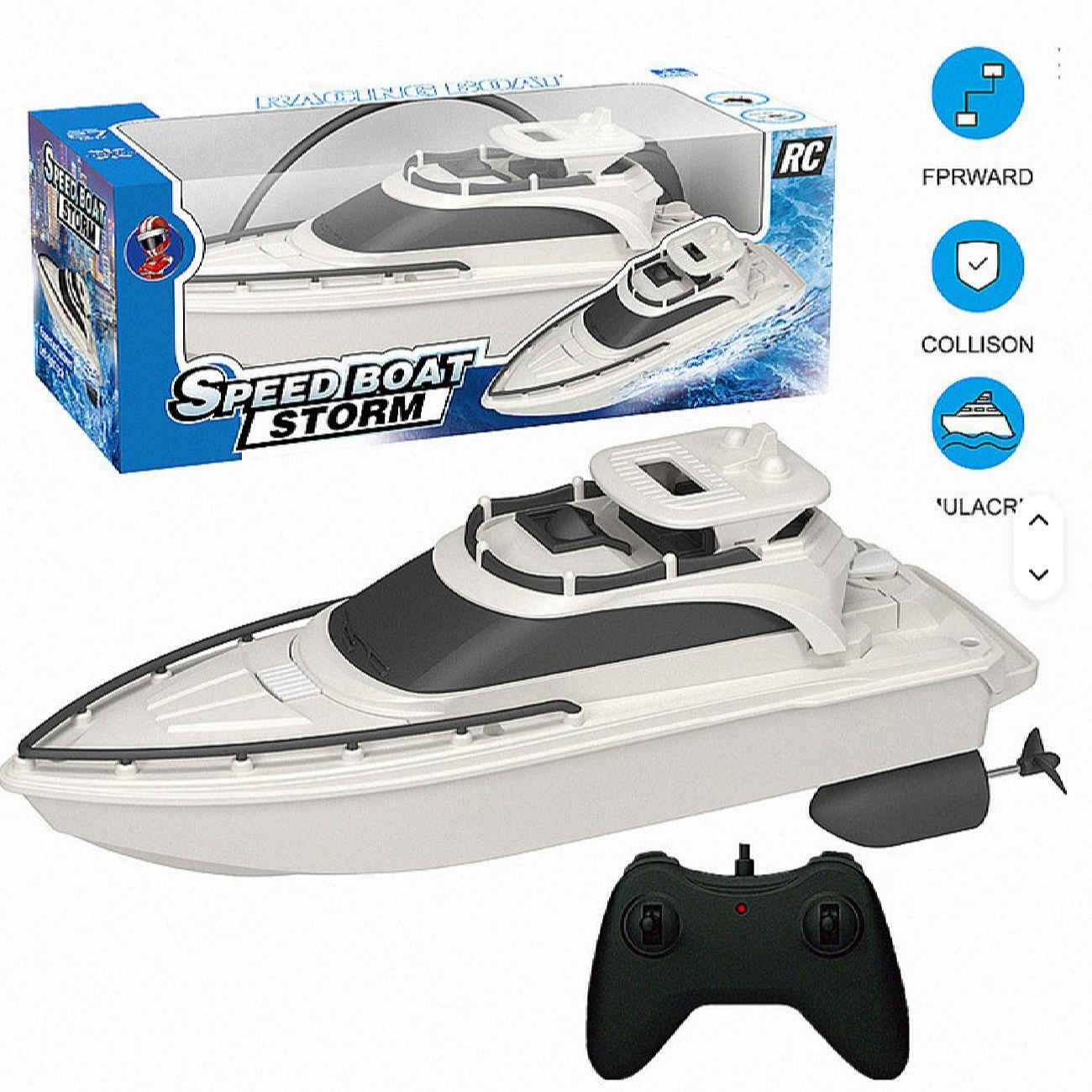 Aventure nautique avec bateau radiocommandé – Idéal pour enfants, adolescents et passionnés