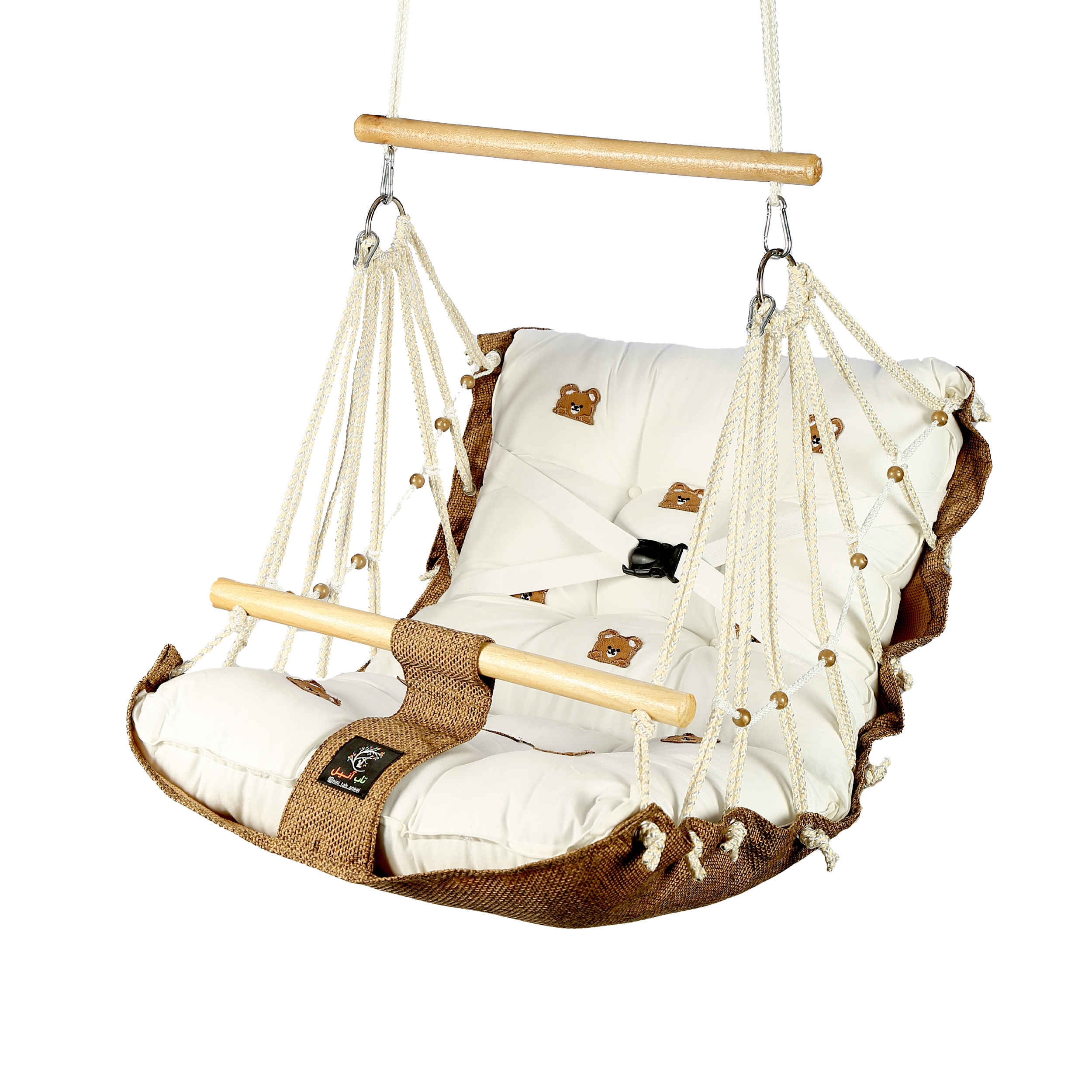 Balançoire pour Bébé Anil avec Motif Ours en Peluche – Idéale pour le Jeu et la Détente