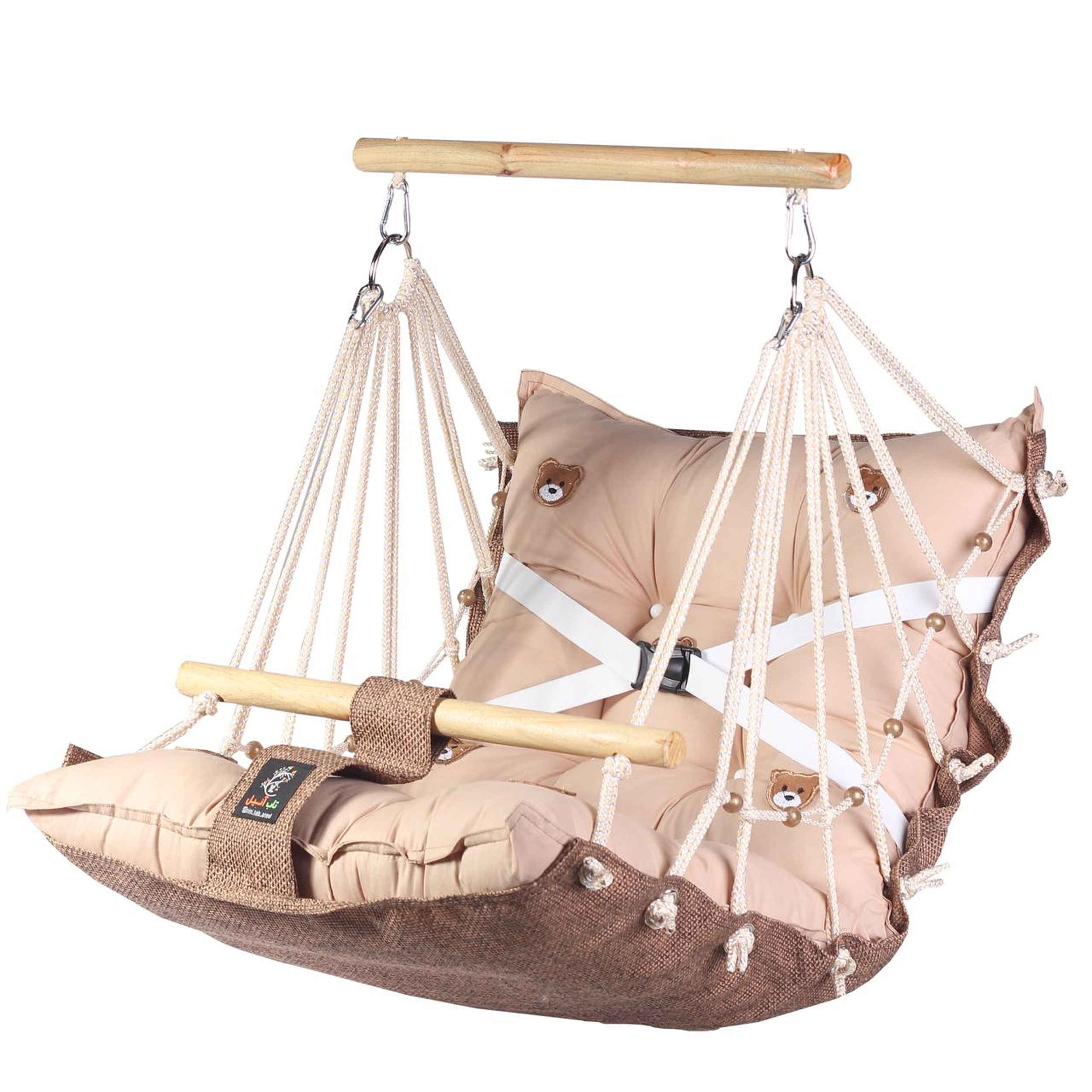 Balançoire pour Bébé Anil avec Motif Ours en Peluche – Idéale pour le Jeu et la Détente