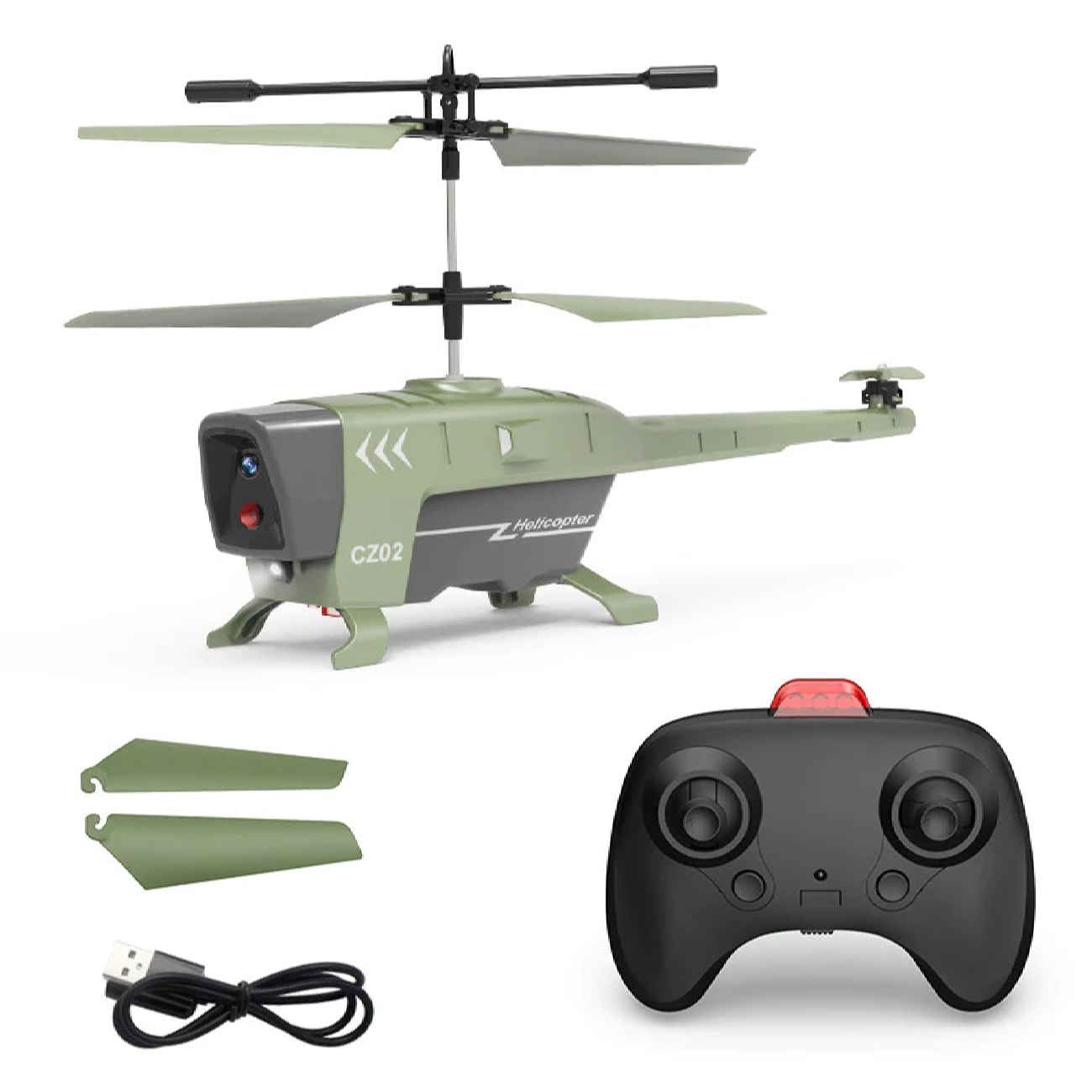 Hélicoptère RC BLACK ANT CX068 – Évitement Intelligent d’Obstacles & Lumières LED