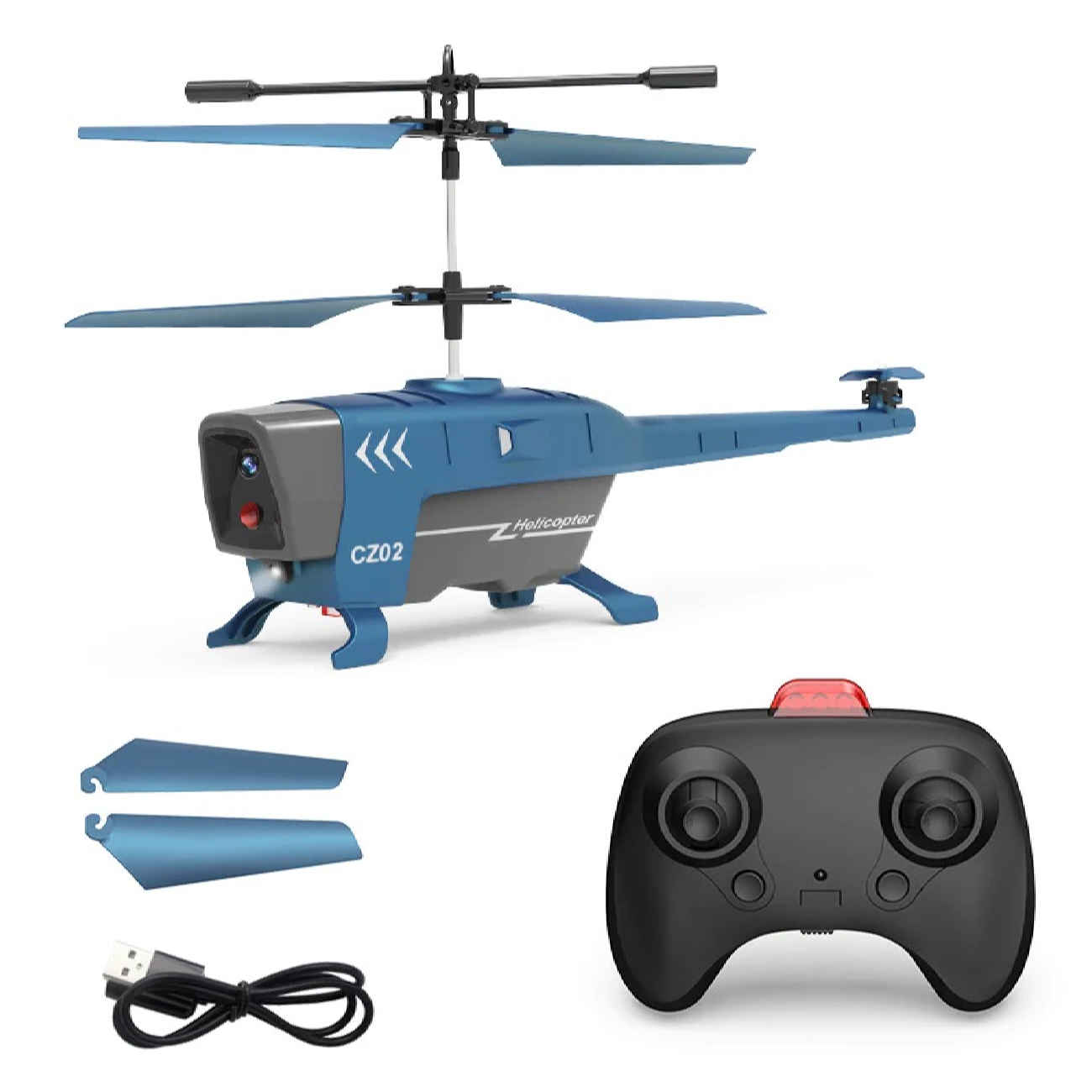 Hélicoptère RC BLACK ANT CX068 – Évitement Intelligent d’Obstacles & Lumières LED