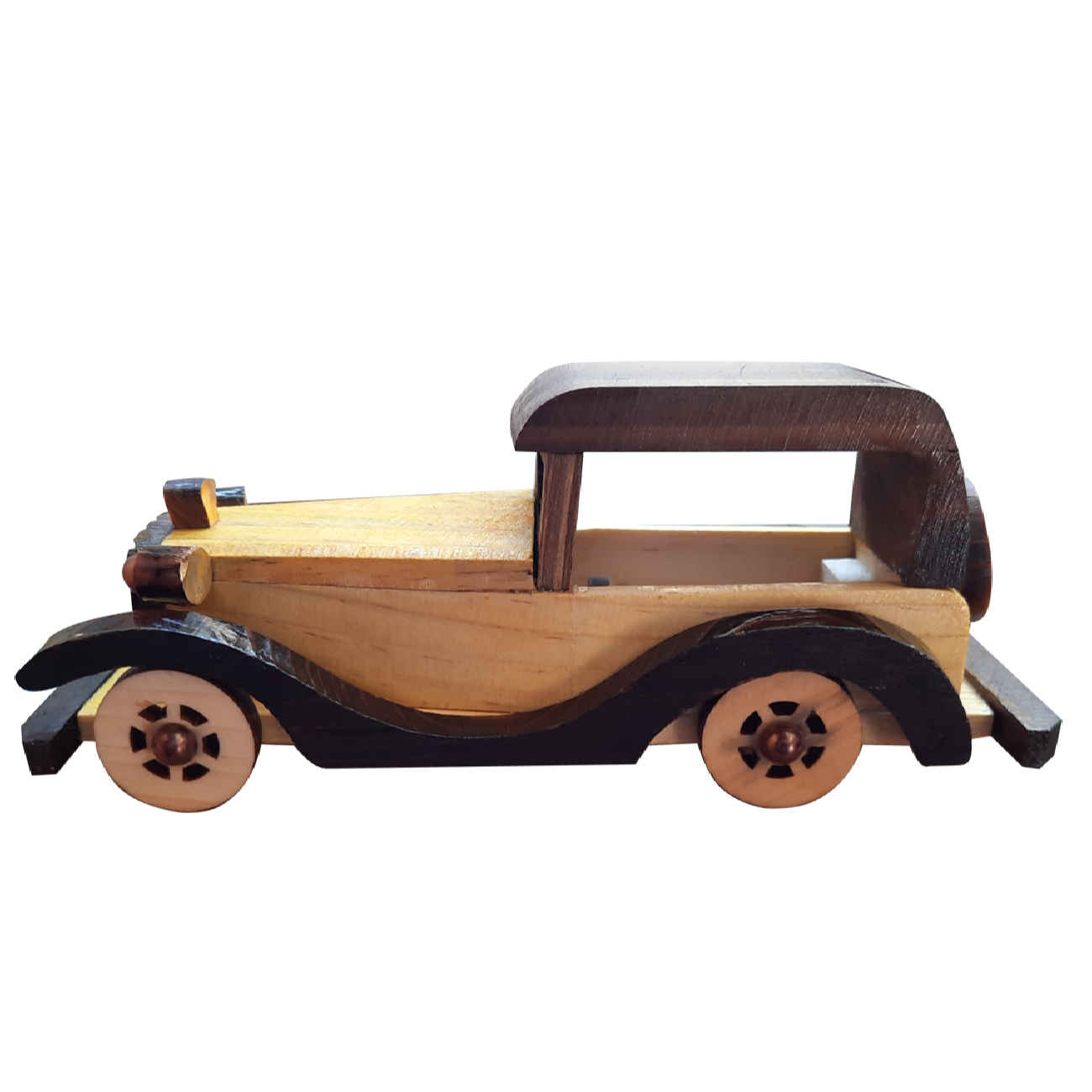 Jouet voiture en bois classique – Durable, non toxique et sûr pour les enfants
