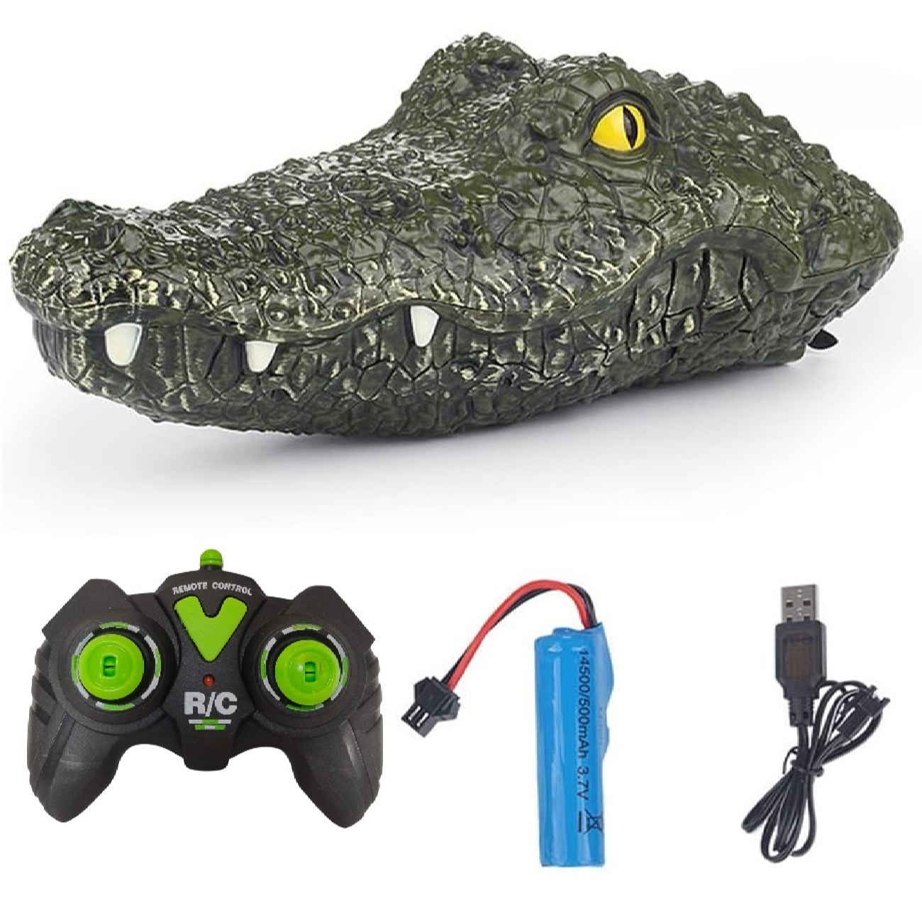 Croc Attack – La Bête Radiocommandée Surpuissante aux Mâchoires Impressionnantes & Éclaboussures Explosives