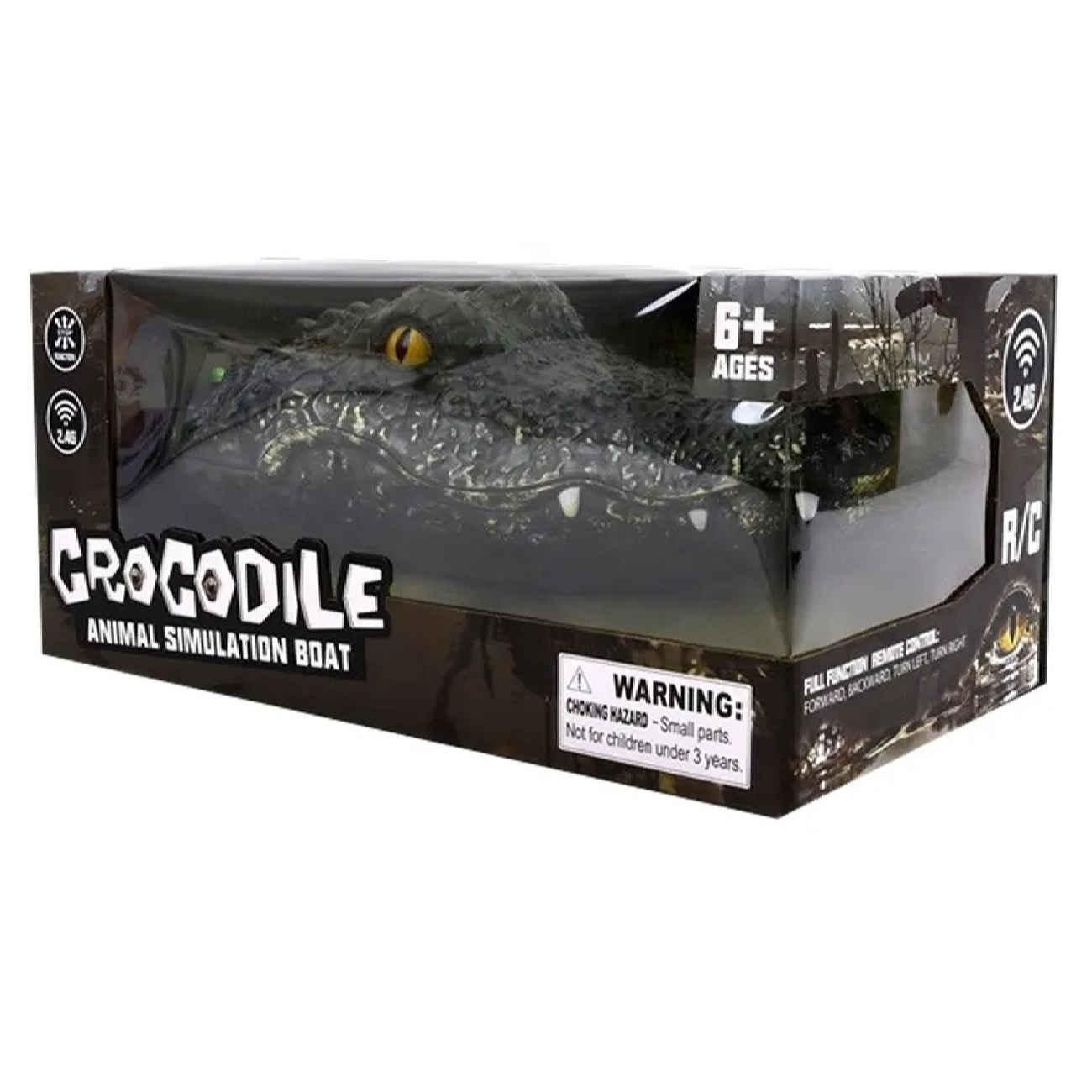 Croc Attack – La Bête Radiocommandée Surpuissante aux Mâchoires Impressionnantes & Éclaboussures Explosives