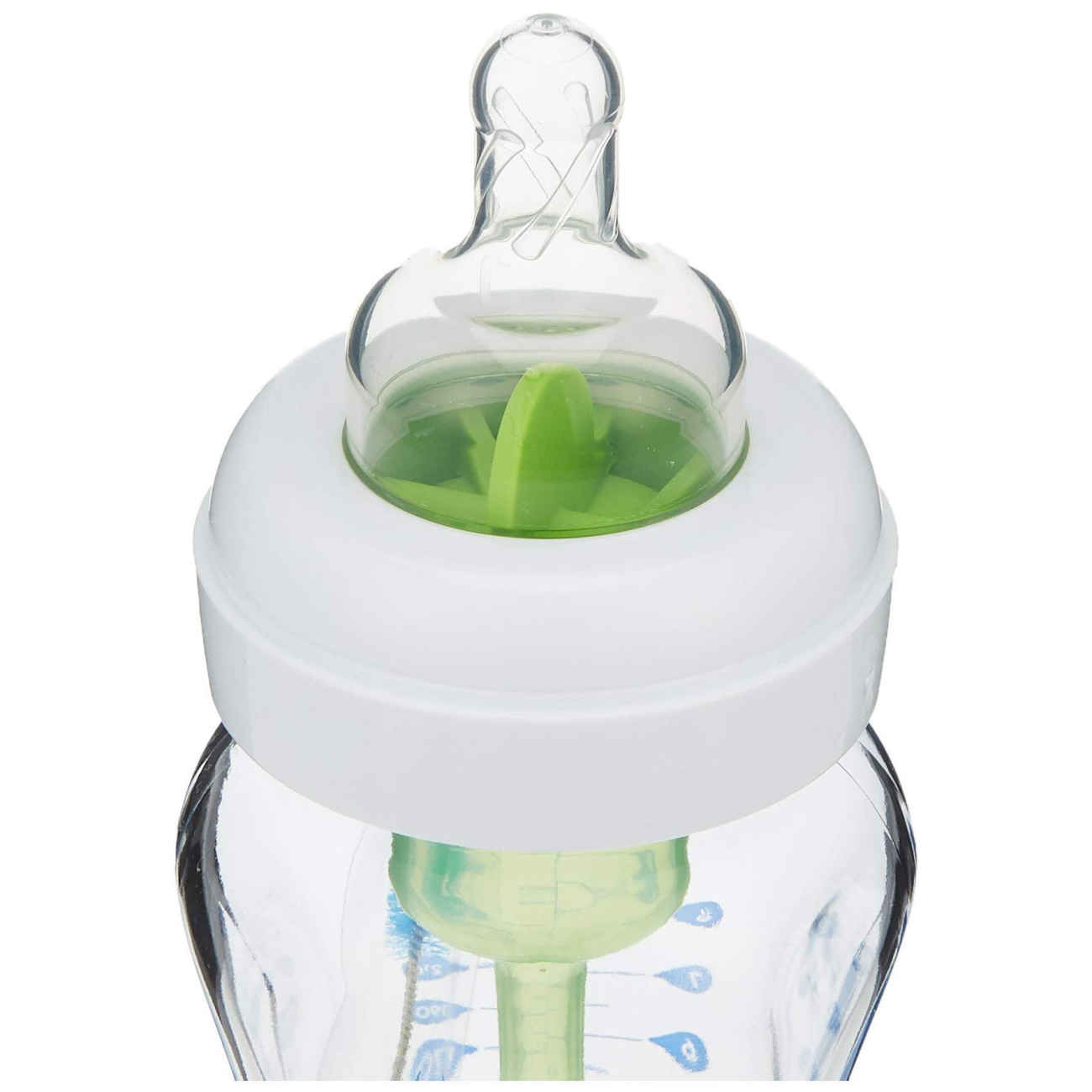 Biberon Bébé Dr. Brown – Verre Durable avec Système Anti-Colique, 270 ml