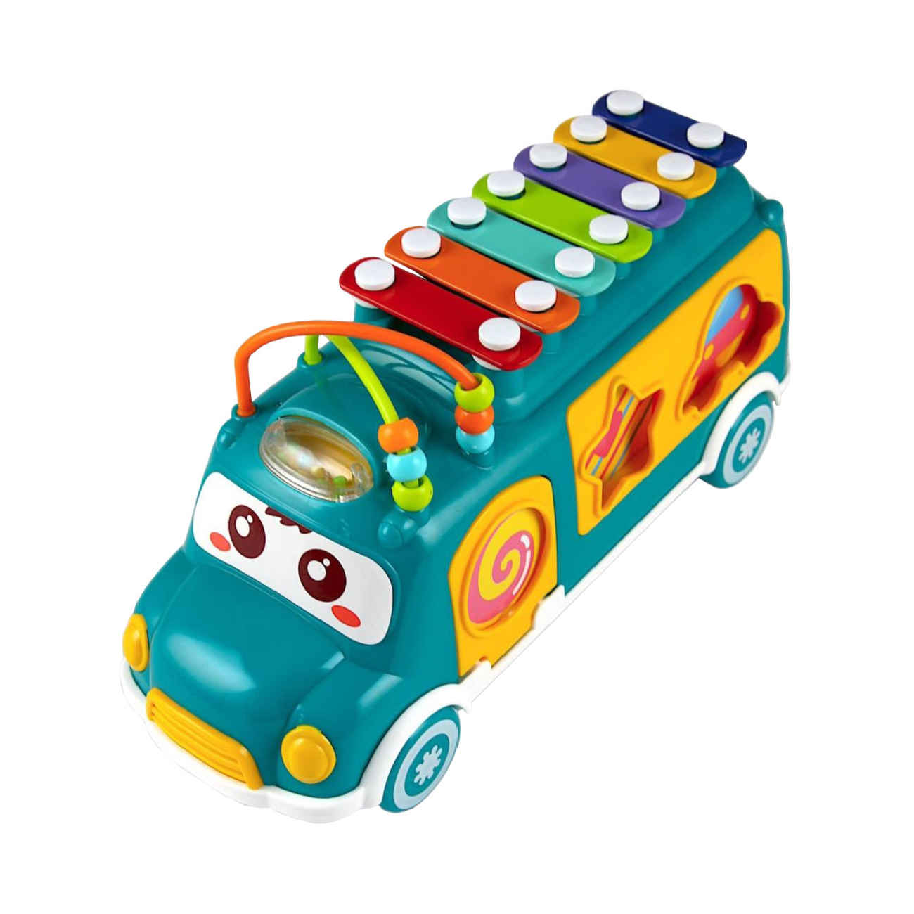 Jouet Xylophone Bus Fantaisie – Apprentissage Musical Ludique pour Tout-Petits