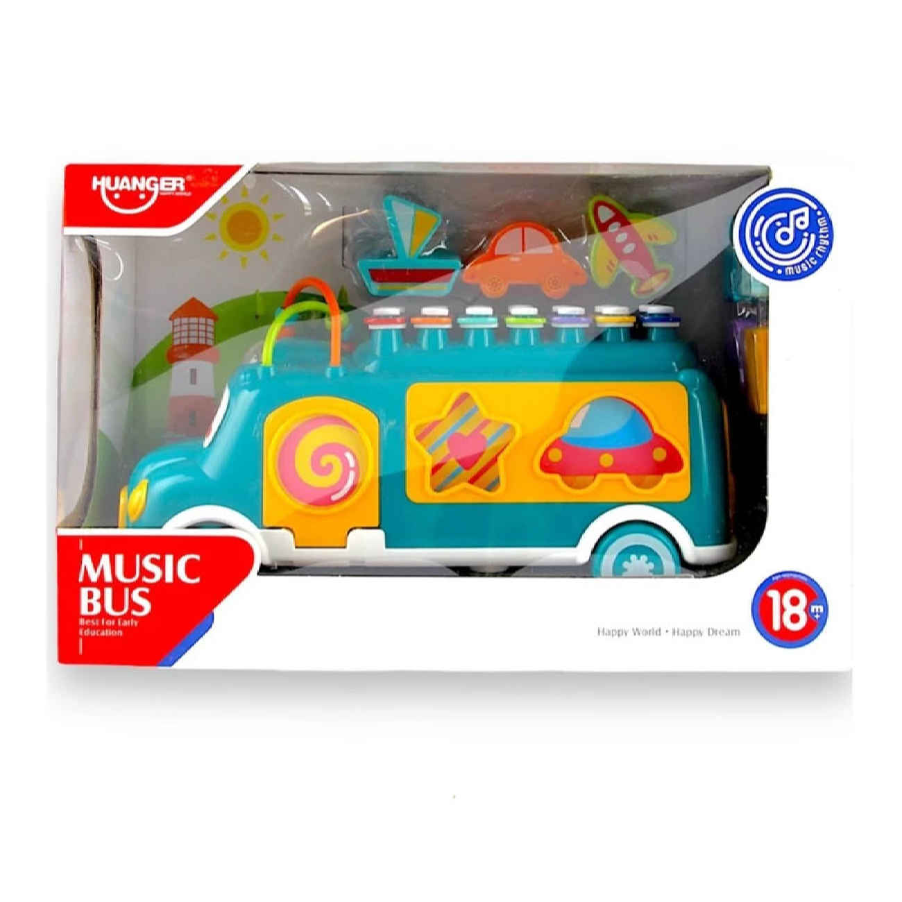Jouet Xylophone Bus Fantaisie – Apprentissage Musical Ludique pour Tout-Petits