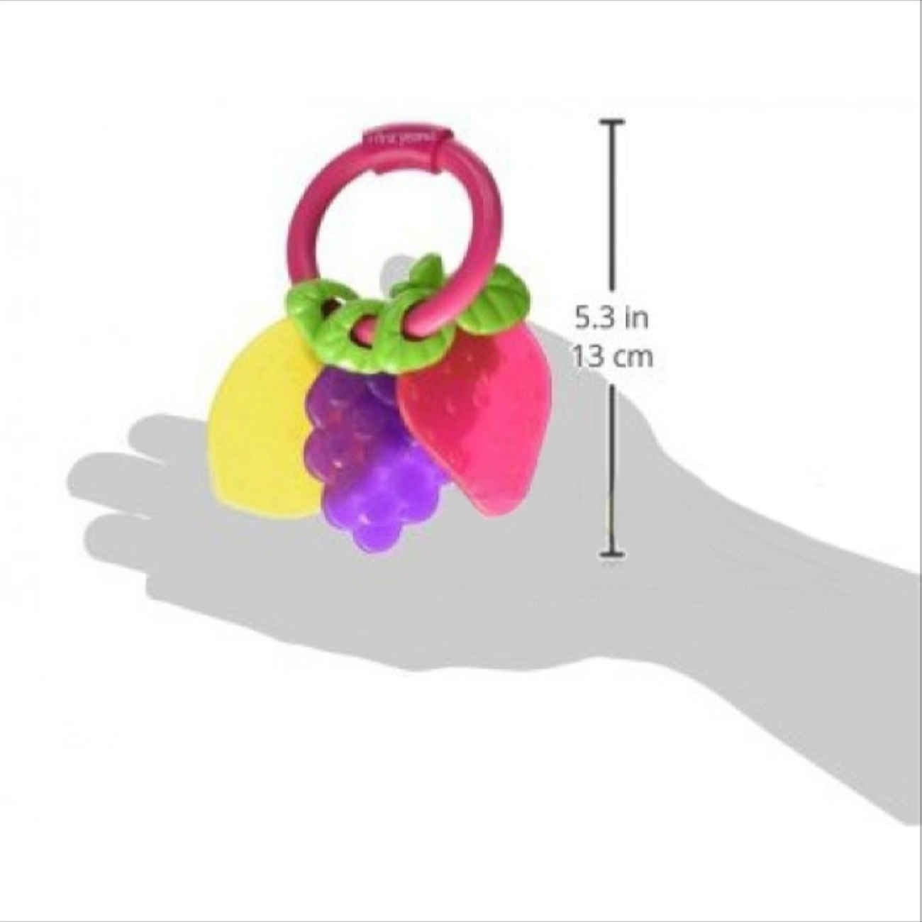 Jouet de dentition pour bébés en forme de fruit – Sans BPA et doux pour les gencives