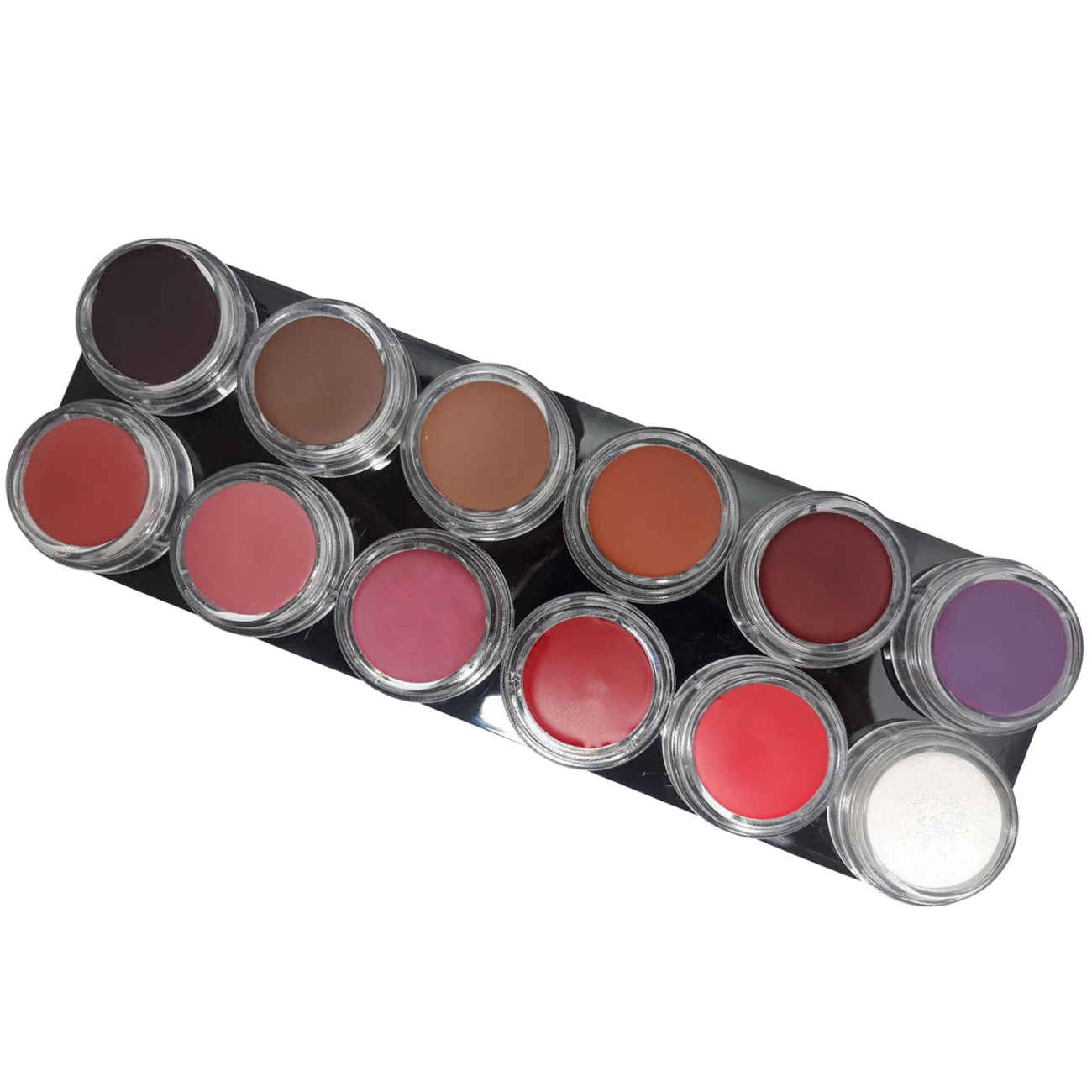 Palette de 12 Rouges à Lèvres Hantin – Haute Pigmentation – Formule Sans Plomb et Sécurisée