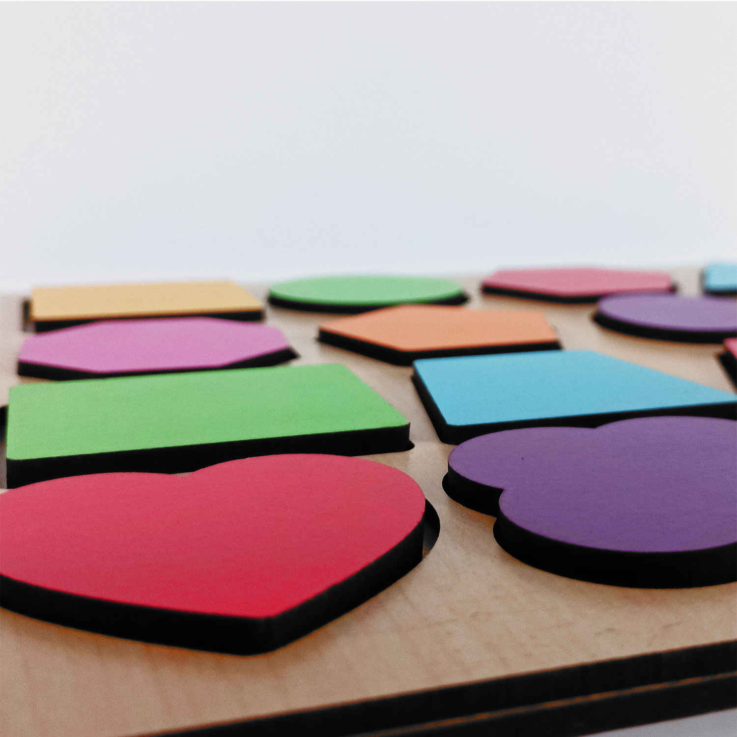 Ensemble éducatif interactif pour l’apprentissage des formes géométriques – Jouet pédagogique pour la petite enfance