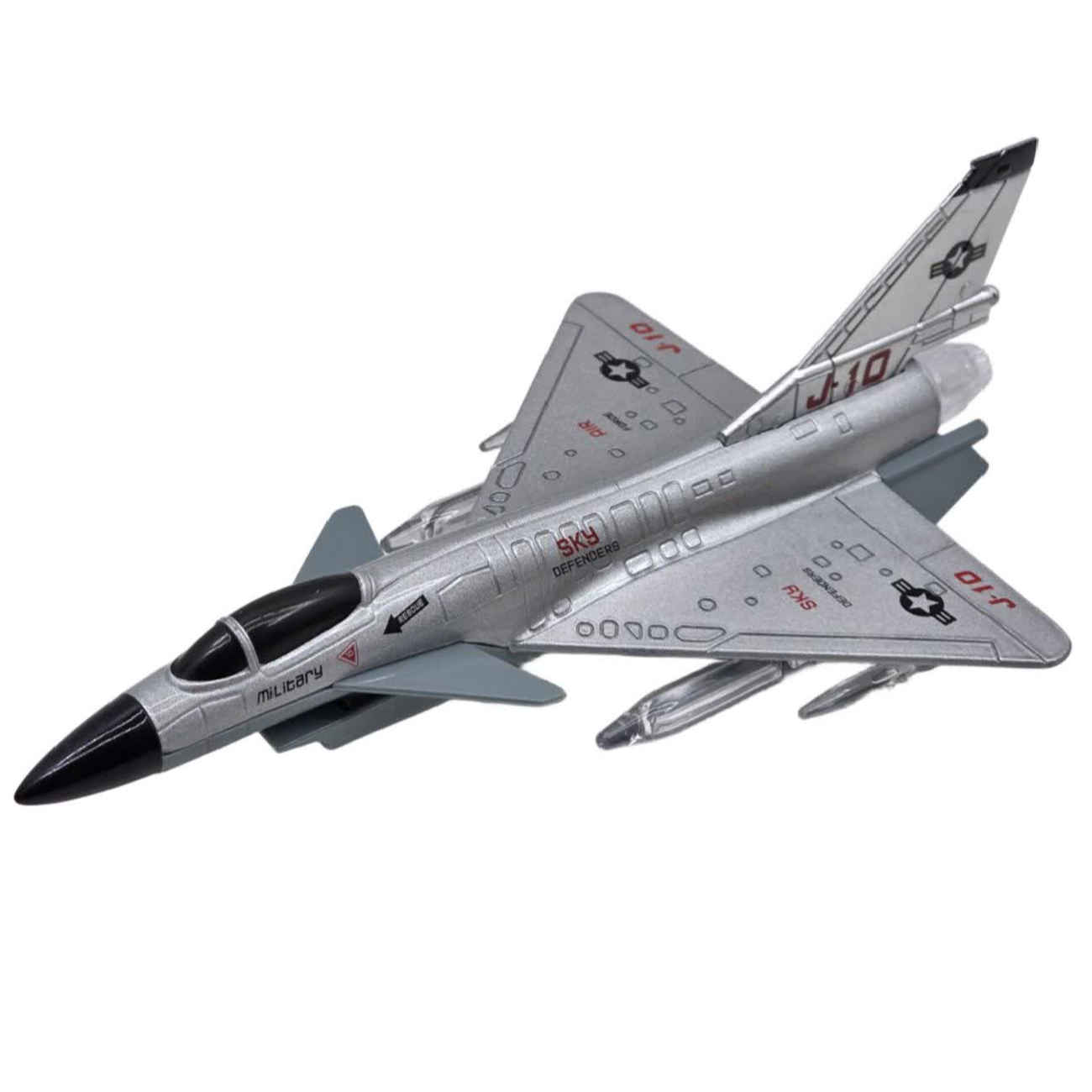 Avion de chasse musical pour enfants – Jouet lumineux pour des aventures ludiques