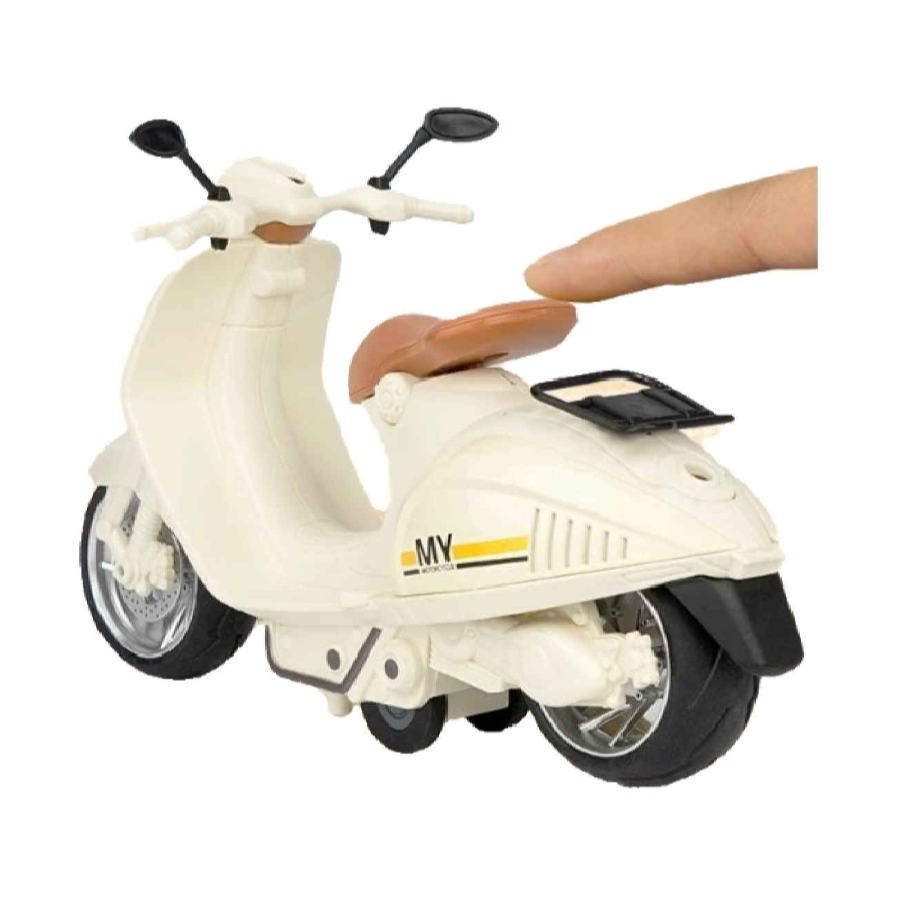 Jouet Scooter Vespa Musical – Design Classique avec Phares et Musique pour Enfants