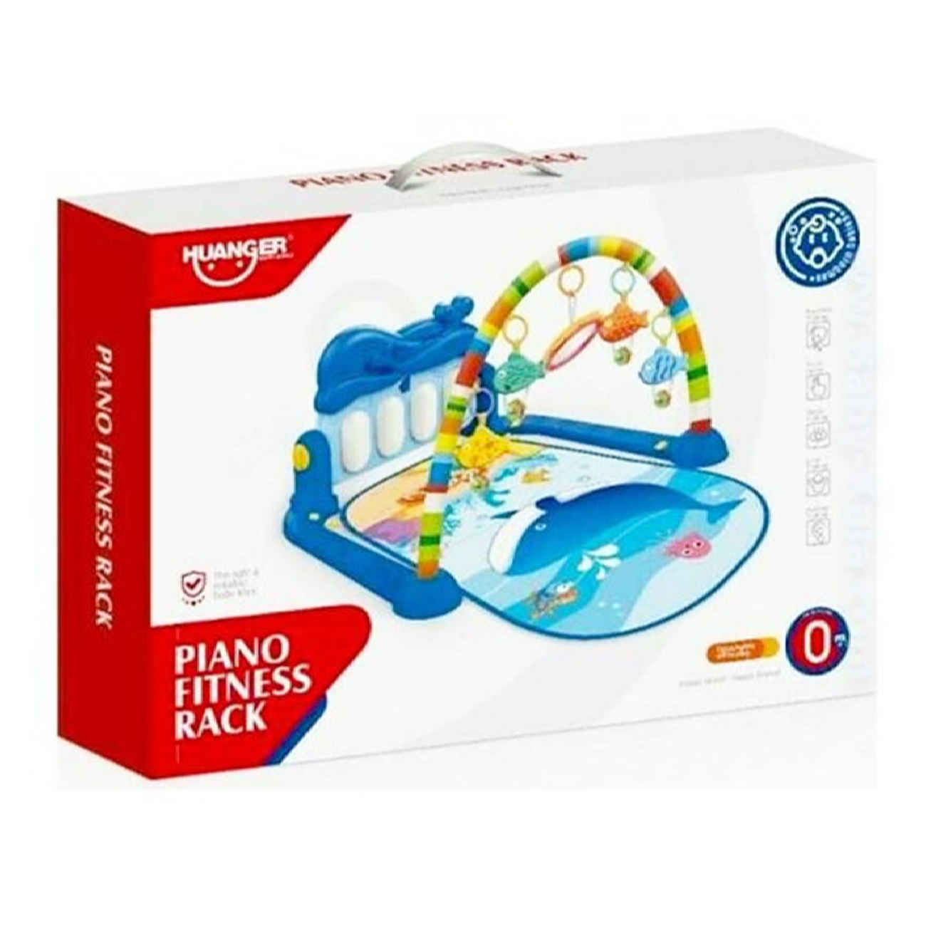Tapis d’éveil bébé Océan merveilleux – Calmant et captivant