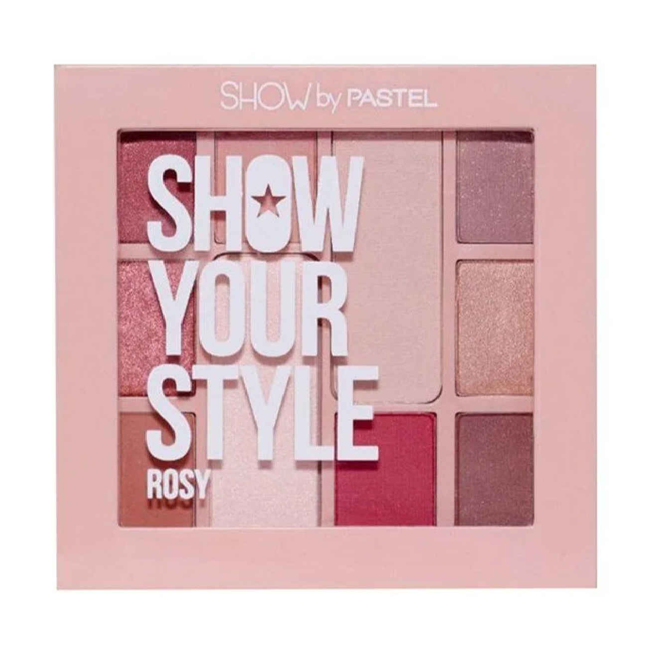 Palette de Fards à Paupières Pastel Modèle Show Your Joy-Rosy – Teintes & Formule Hypoallergénique