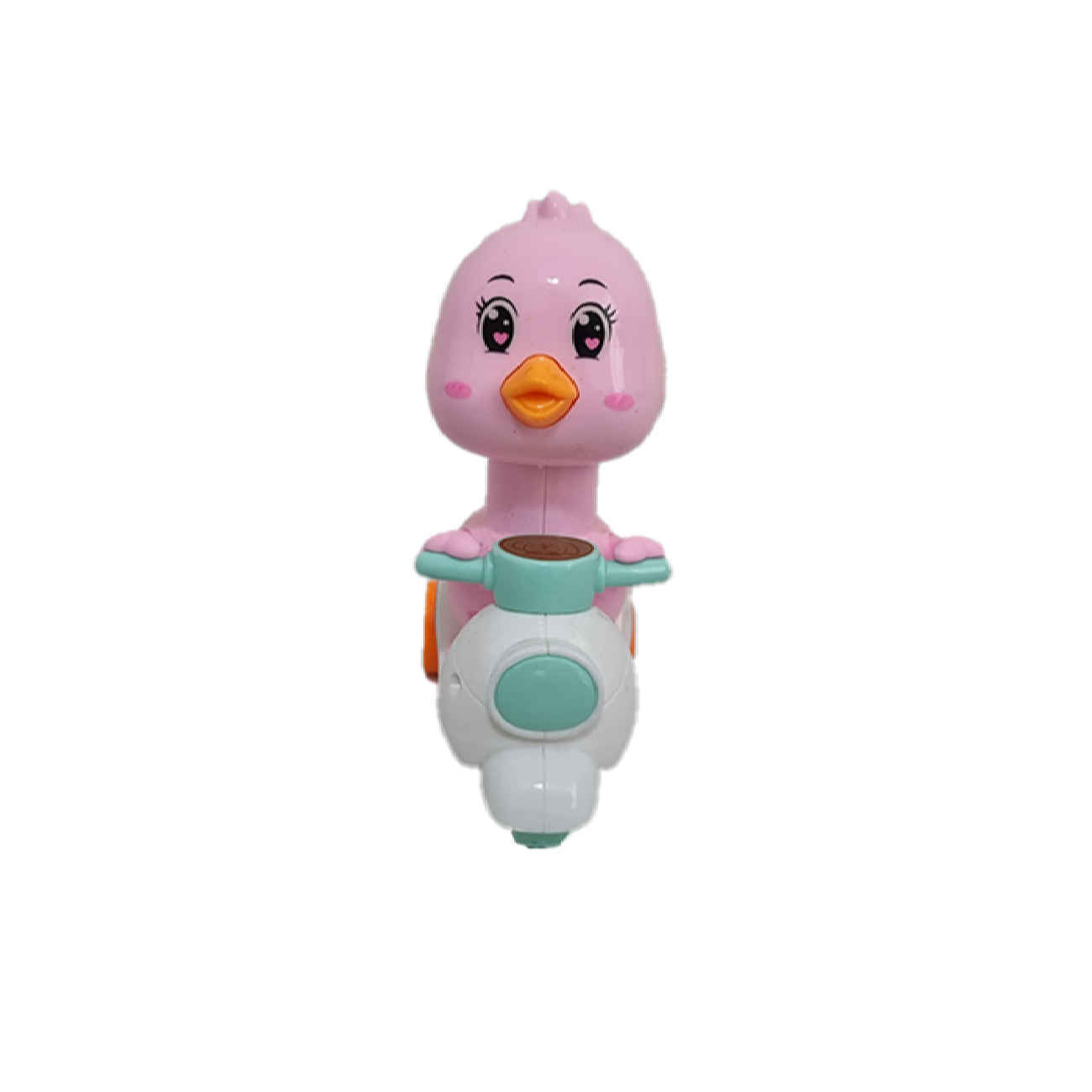 Jouet Moto Rose Canard – À Friction, Sans Piles, Parfait pour Tout-Petits