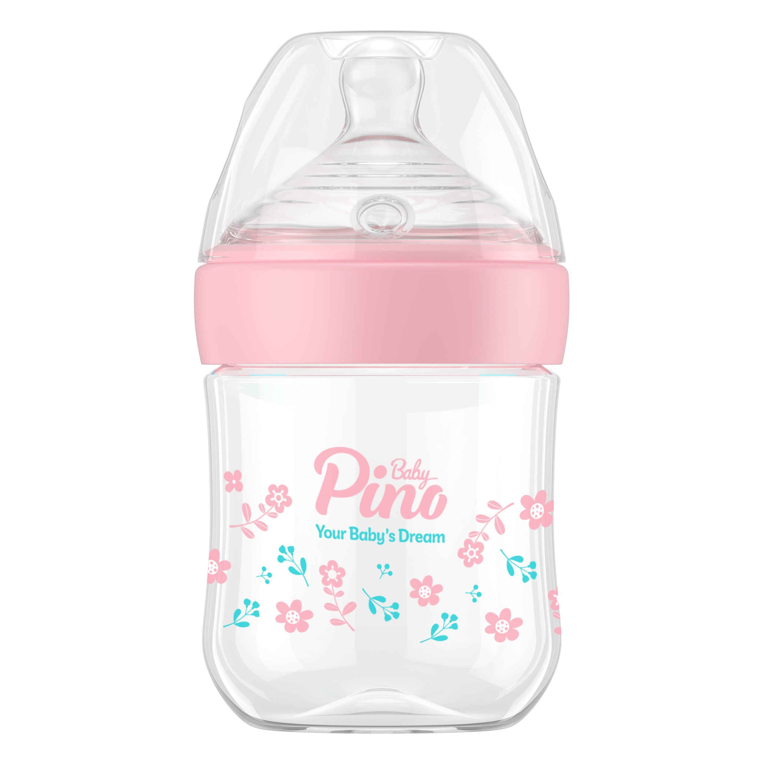 Biberon Bébé Pino – Confortable et Facile à Utiliser, 150 ml