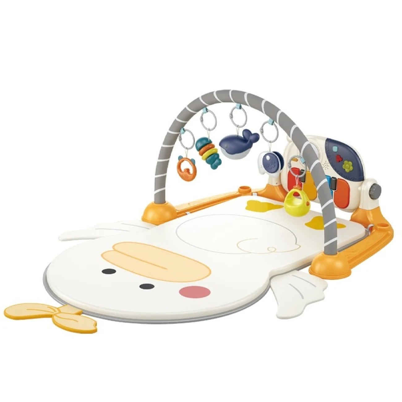 Tapis de Jeu Puzzle Doux pour Bébés – Idéal pour les Salles de Jeux avec Motif Canard
