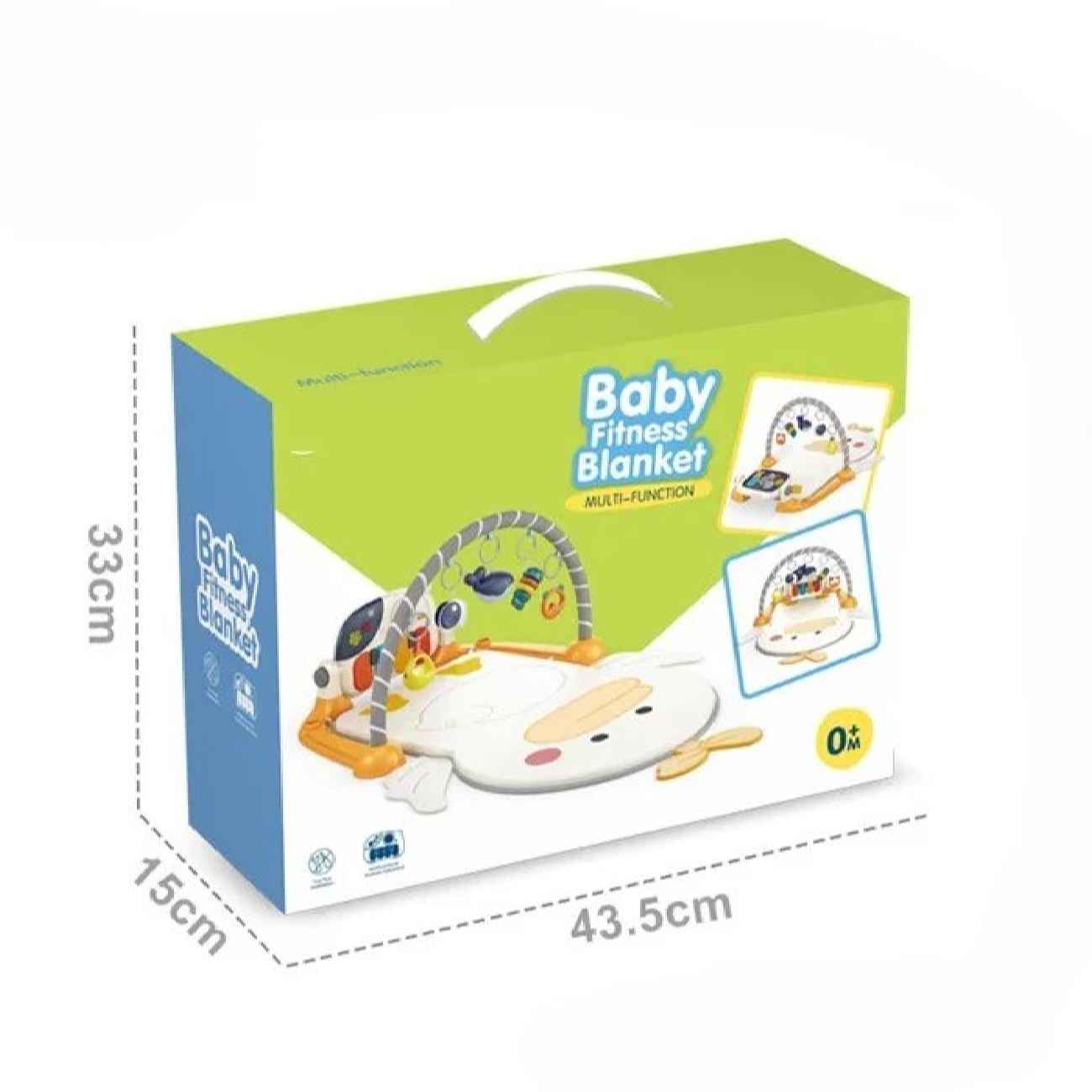 Tapis de Jeu Puzzle Doux pour Bébés – Idéal pour les Salles de Jeux avec Motif Canard