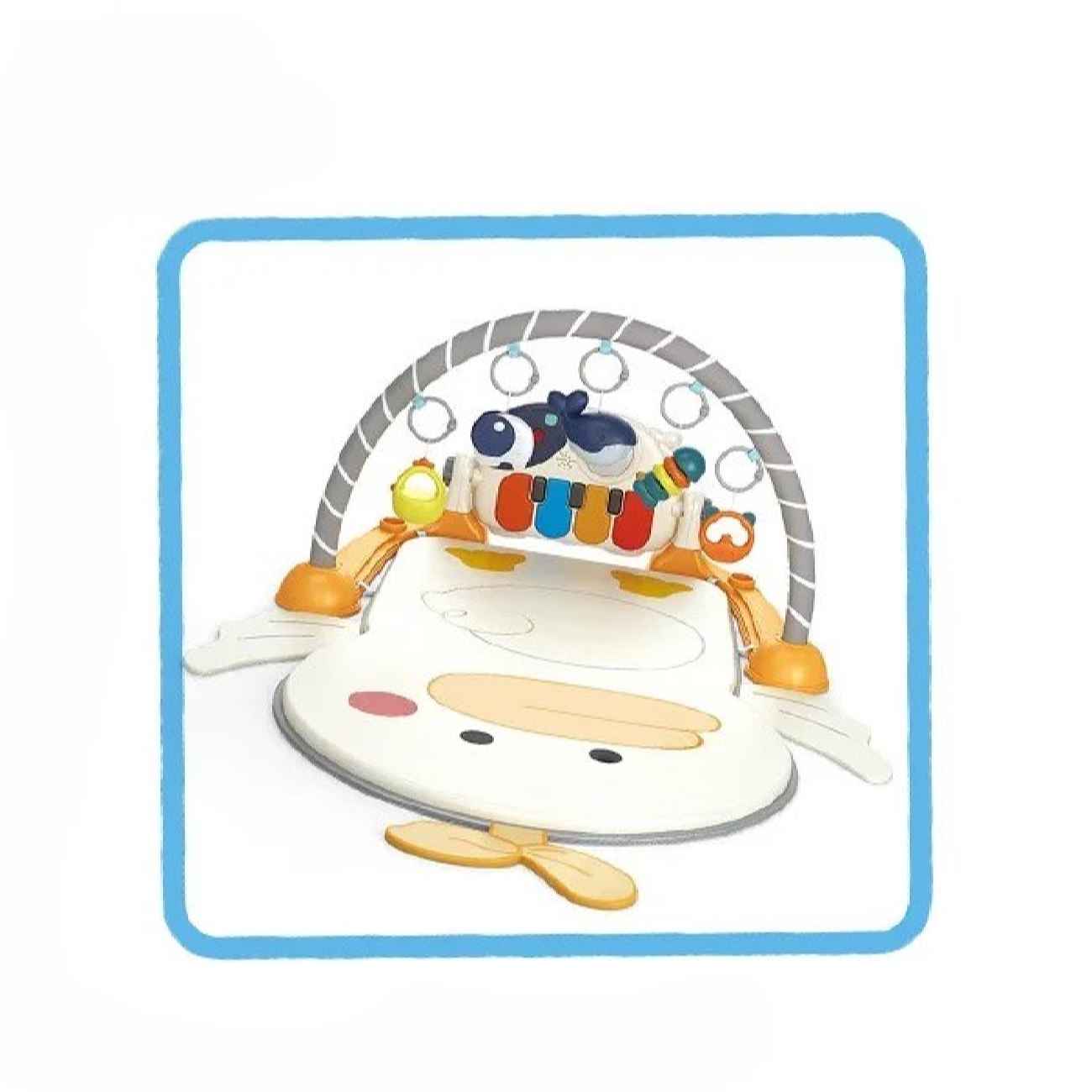 Tapis de Jeu Puzzle Doux pour Bébés – Idéal pour les Salles de Jeux avec Motif Canard