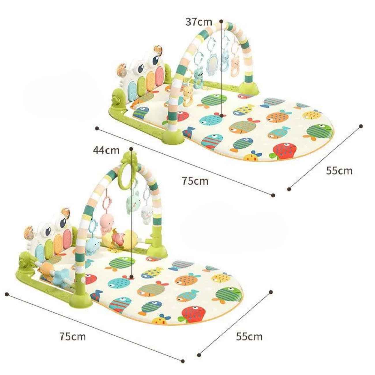Tapis de Jeu Élégant pour Chambres de Bébé, Crèches et Espaces de Vie