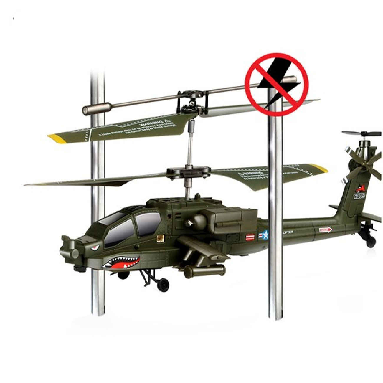 Hélicoptère RC d’Intérieur Syma S109G – Commande à Deux Canaux & Longue Autonomie de Vol
