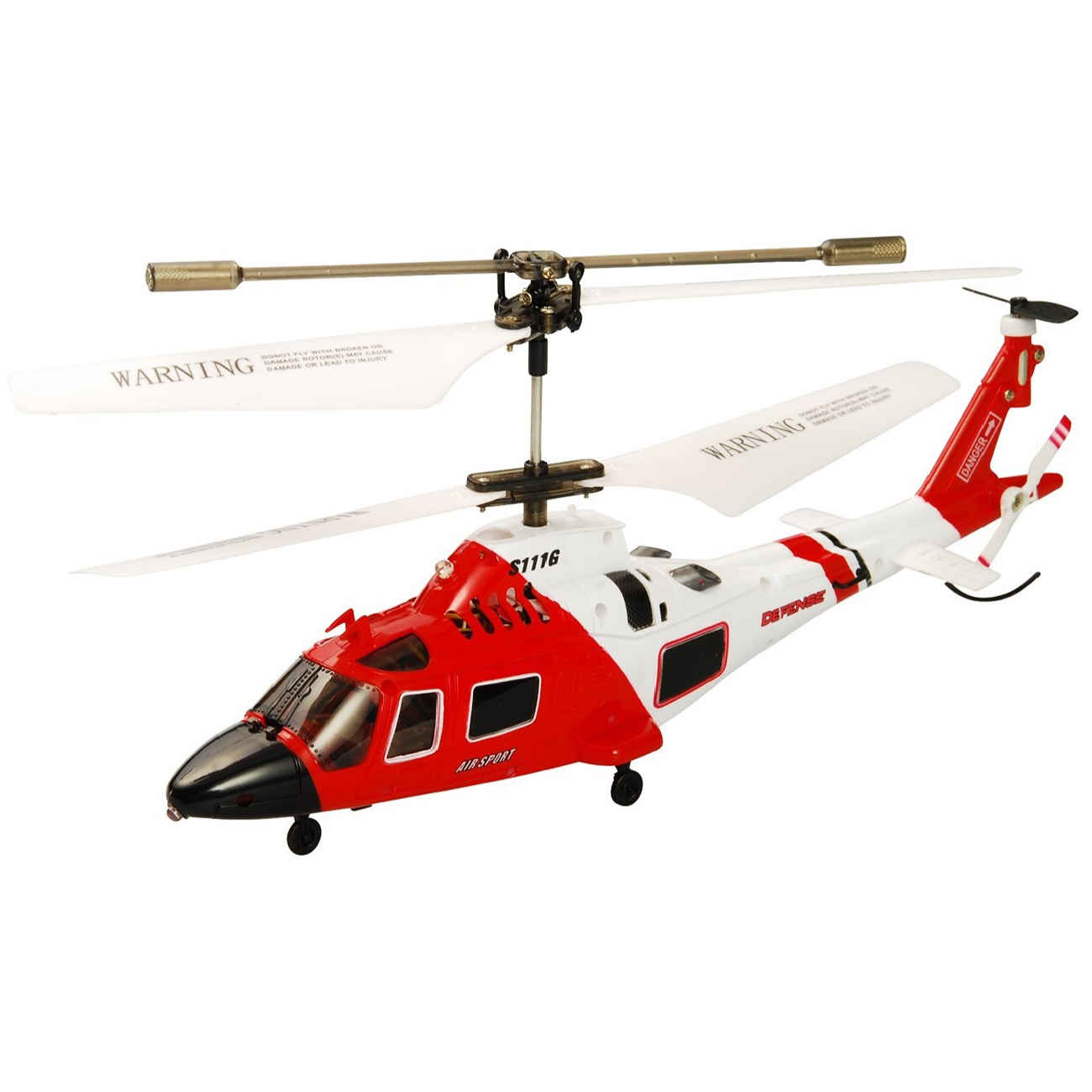 Hélicoptère RC Syma S111G – Double Moteur & Télécommande Facile pour un Vol Intérieur Fluide