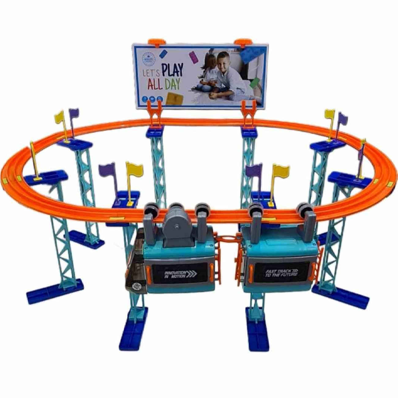 Ensemble de Train Jouet Tendance pour Enfants – Sécurité, Plaisir et Installation Facile