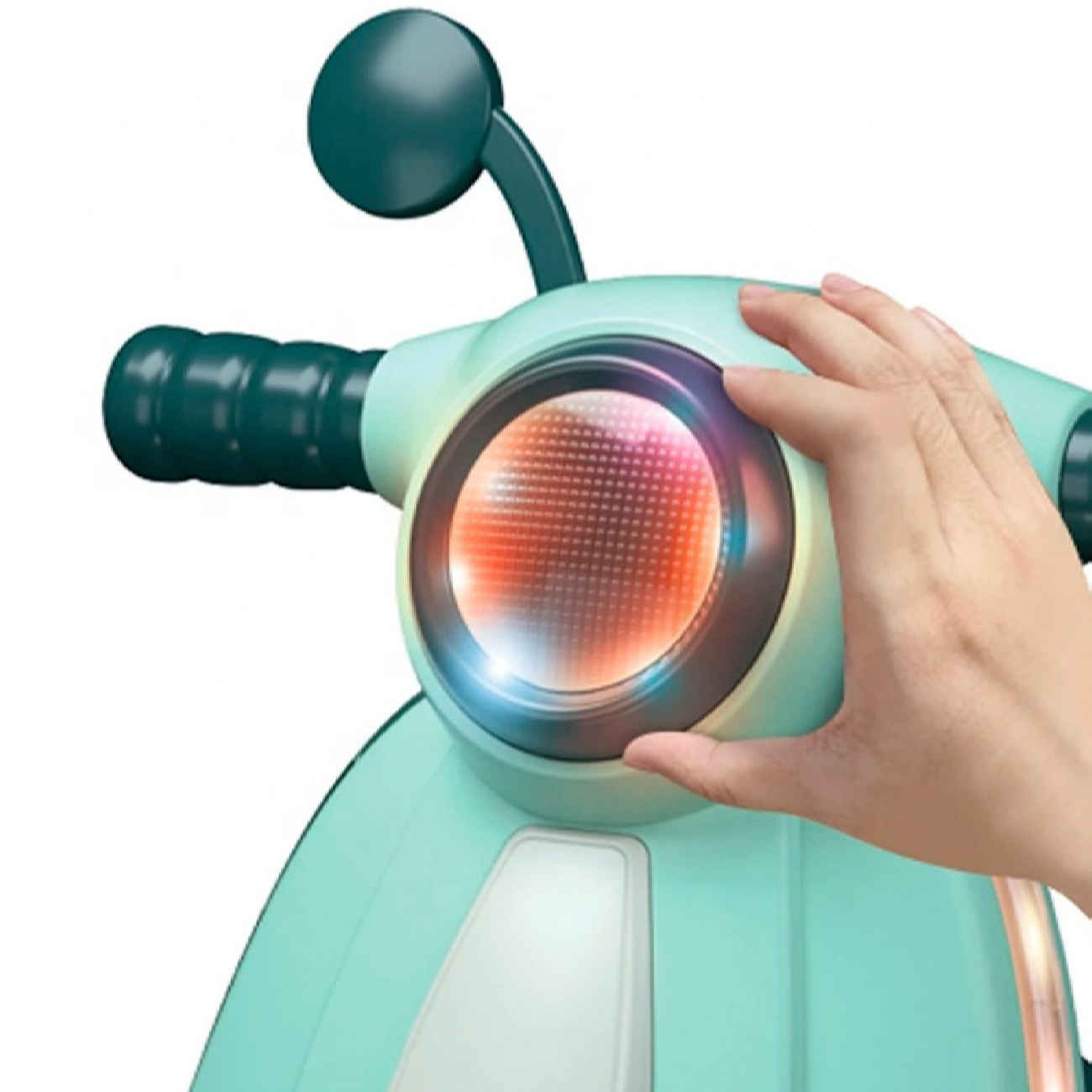 Trotteur pour Bébé Unique en Forme de Moto – Scooter Convertible avec Piano Musical et Frein de Sécurité