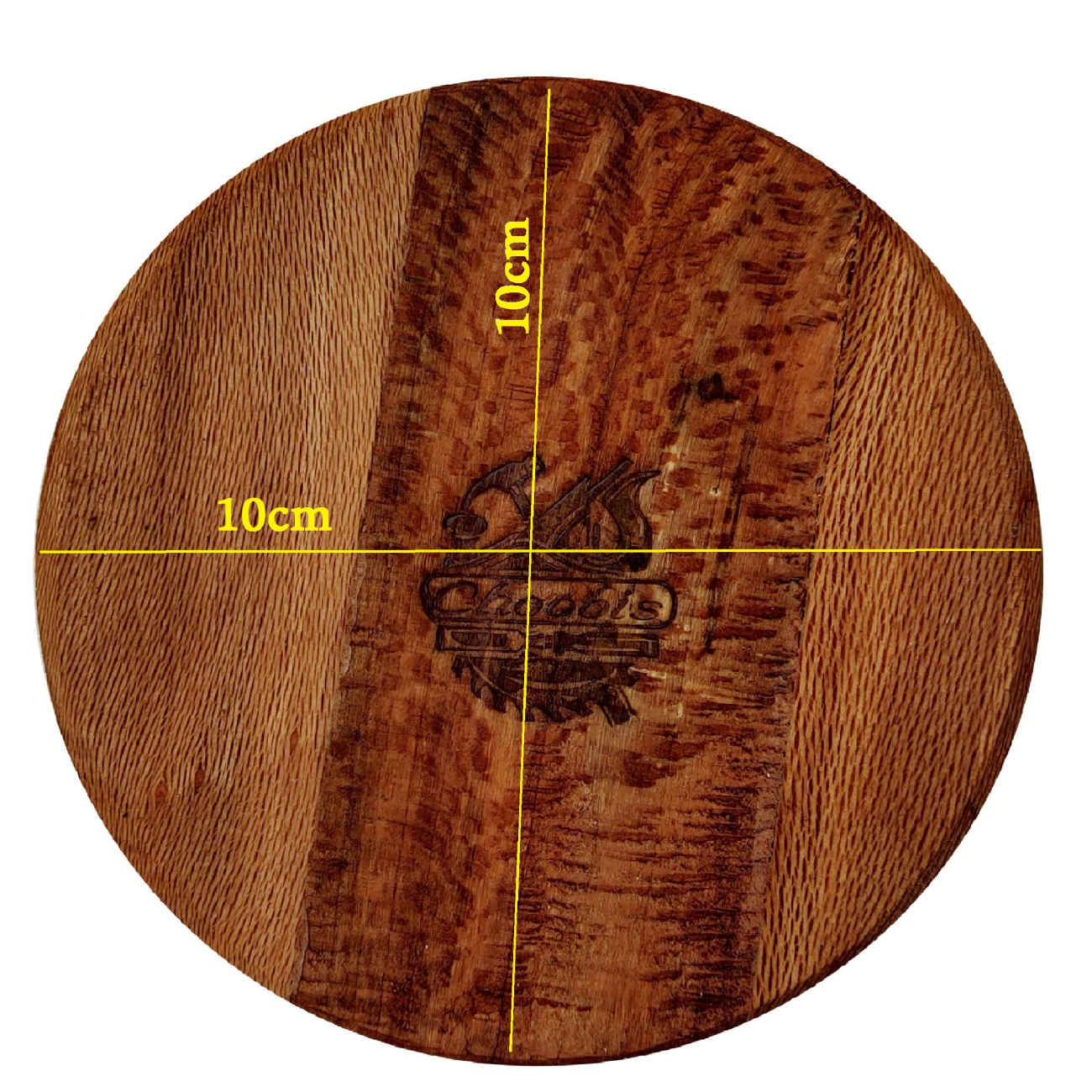 Cendrier en bois d’inspiration naturelle – Teinte brun clair