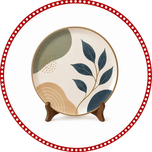 Assiettes Décoratives