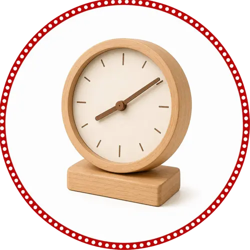 Horloges de bureau et d'étagère