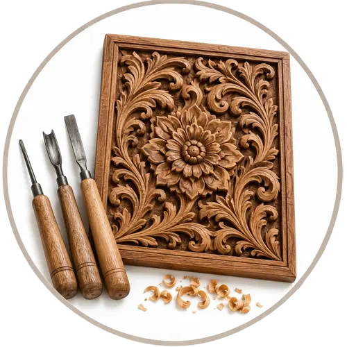 Sculpture sur bois